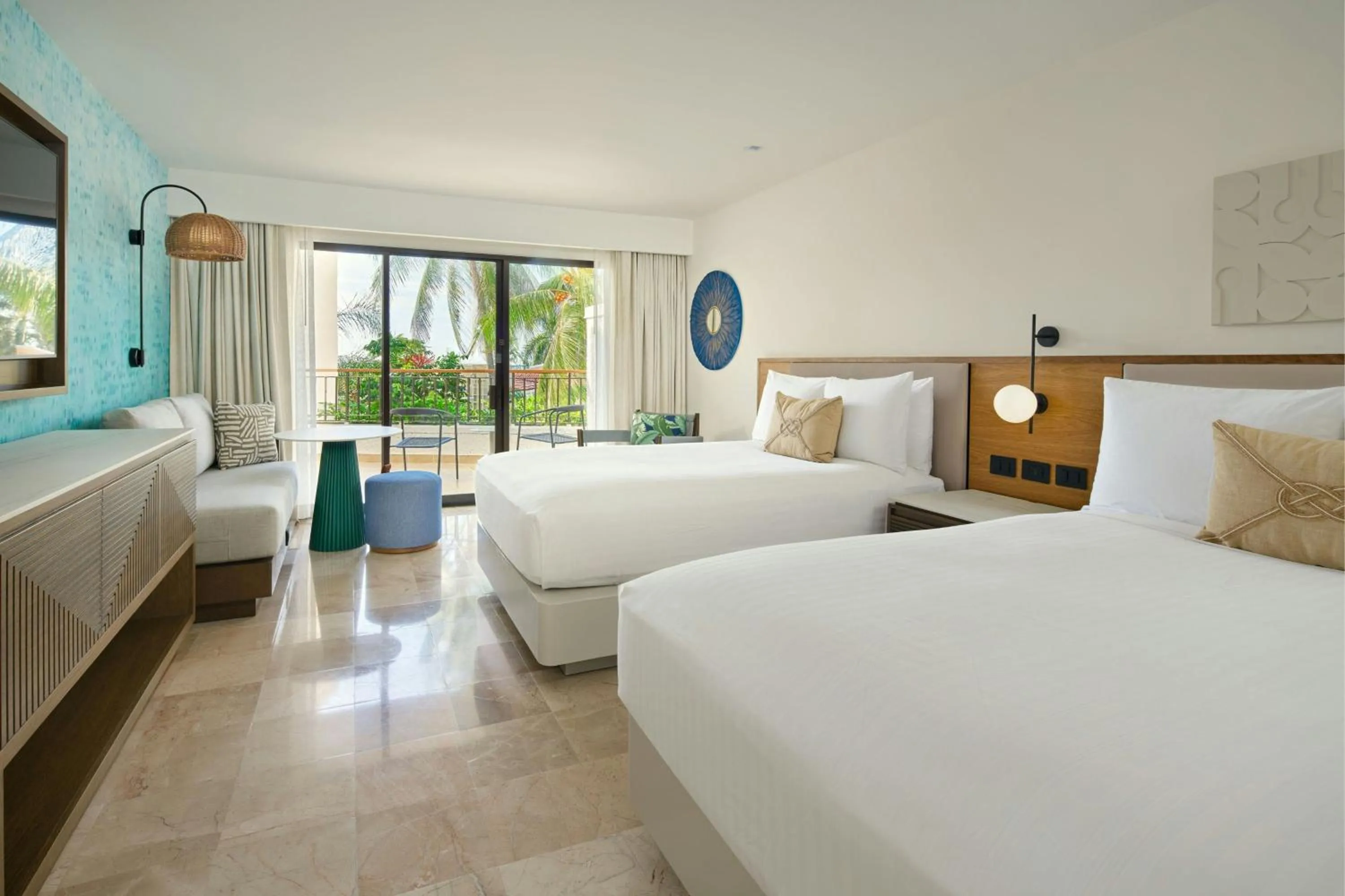 Photo of the whole room, Bed in Marriott Puerto Vallarta Resort & Spa
