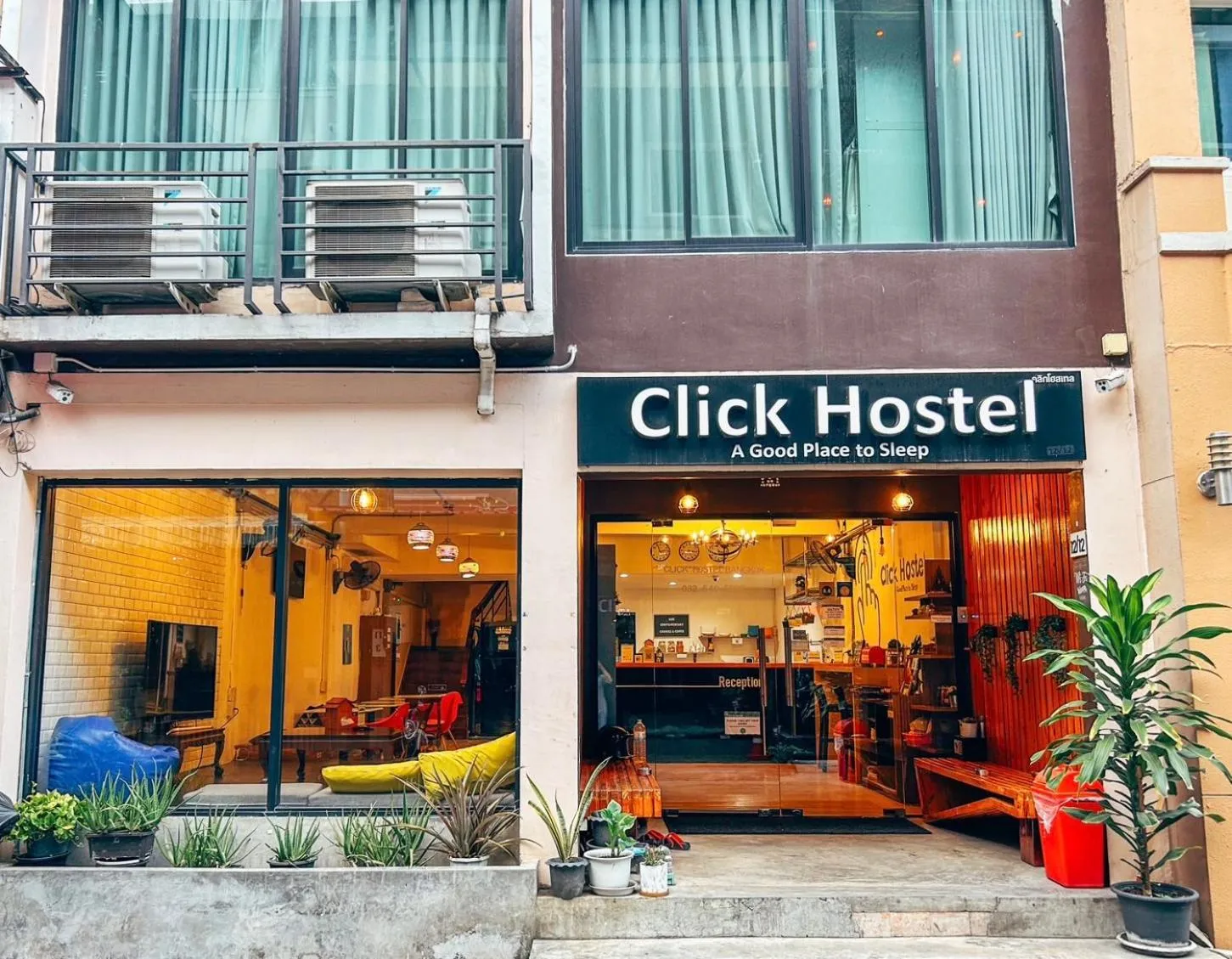 Property building in Click Hostel