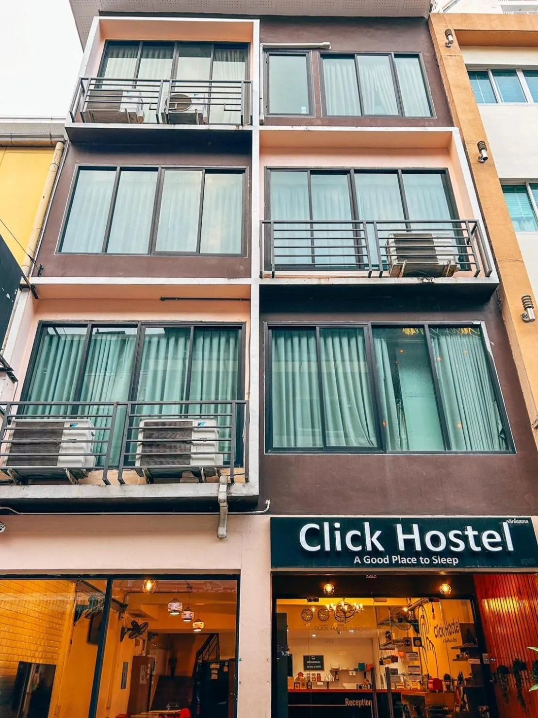 Property building in Click Hostel