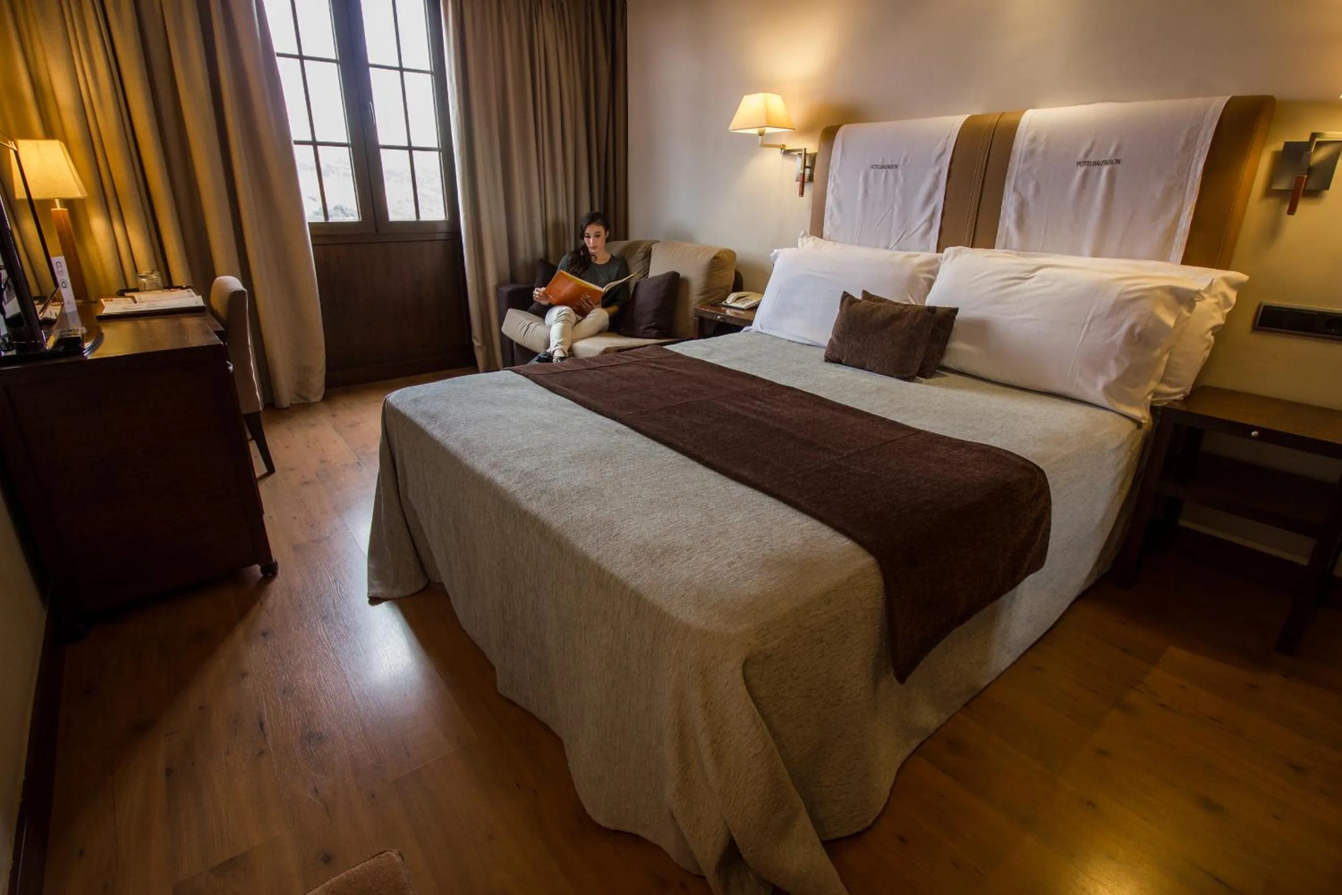 Bed in Hotel Spa Balfagon