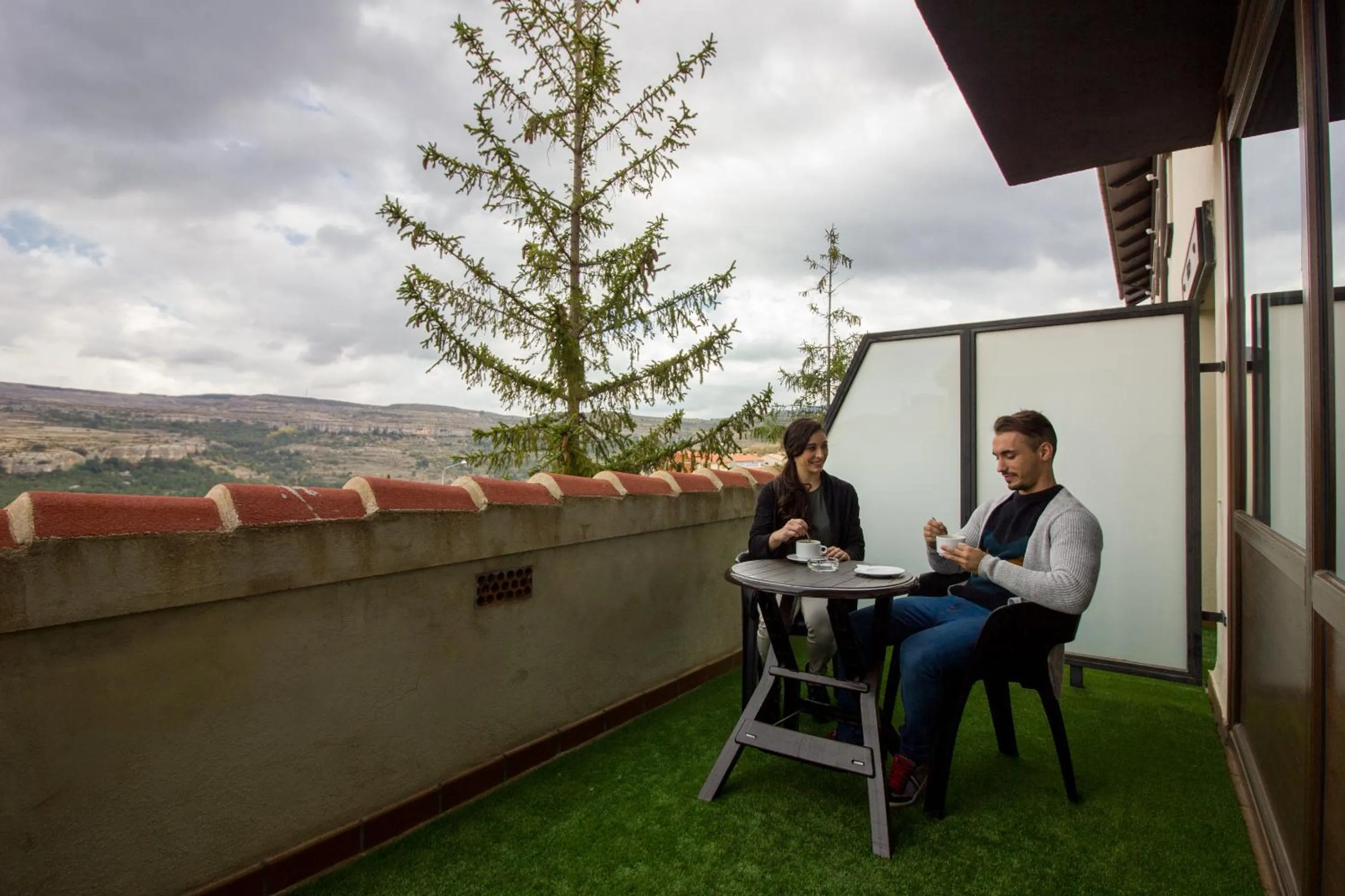 Balcony/Terrace in Hotel Spa Balfagon