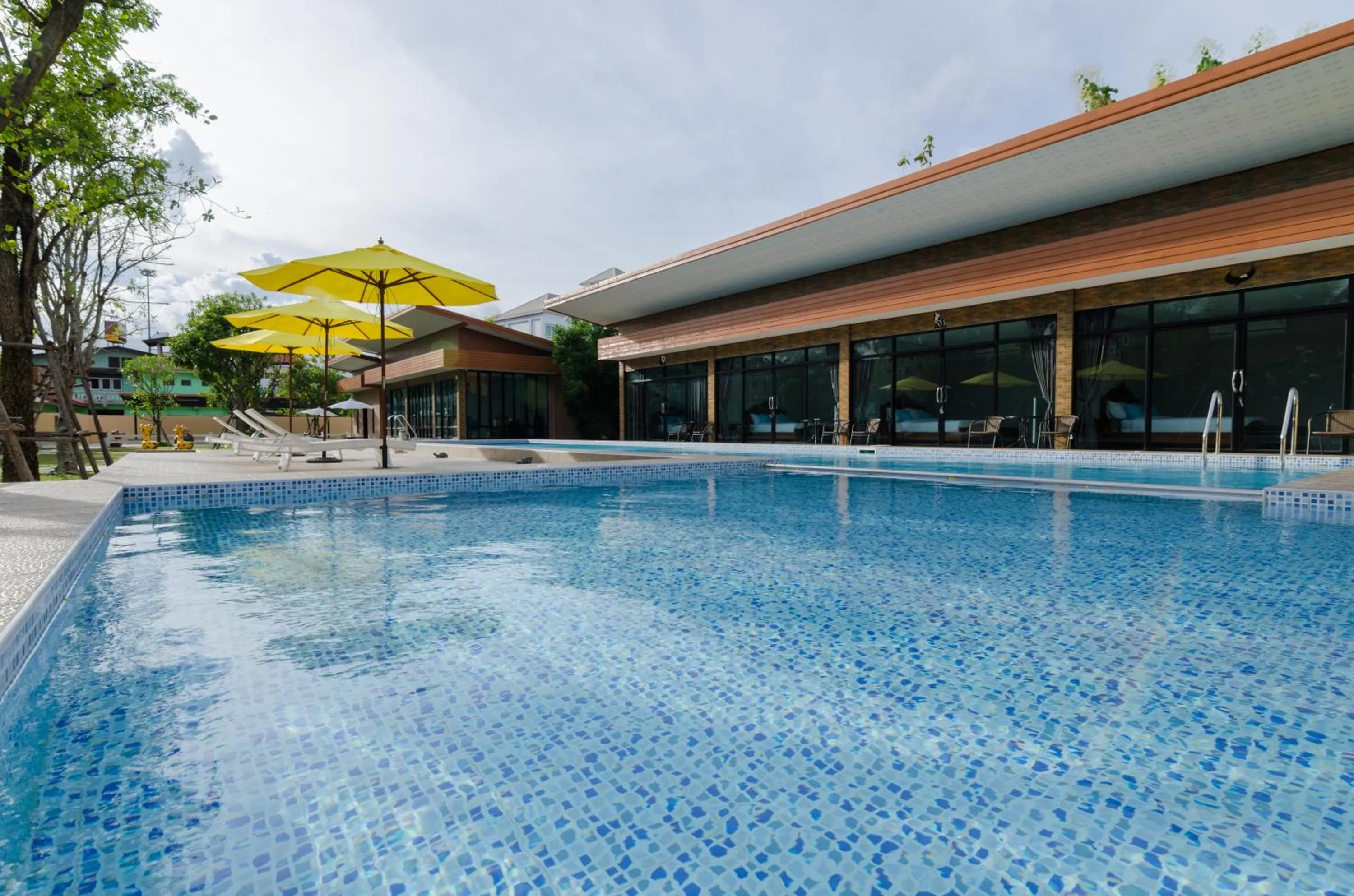 Pool view in Golf Inn Resort