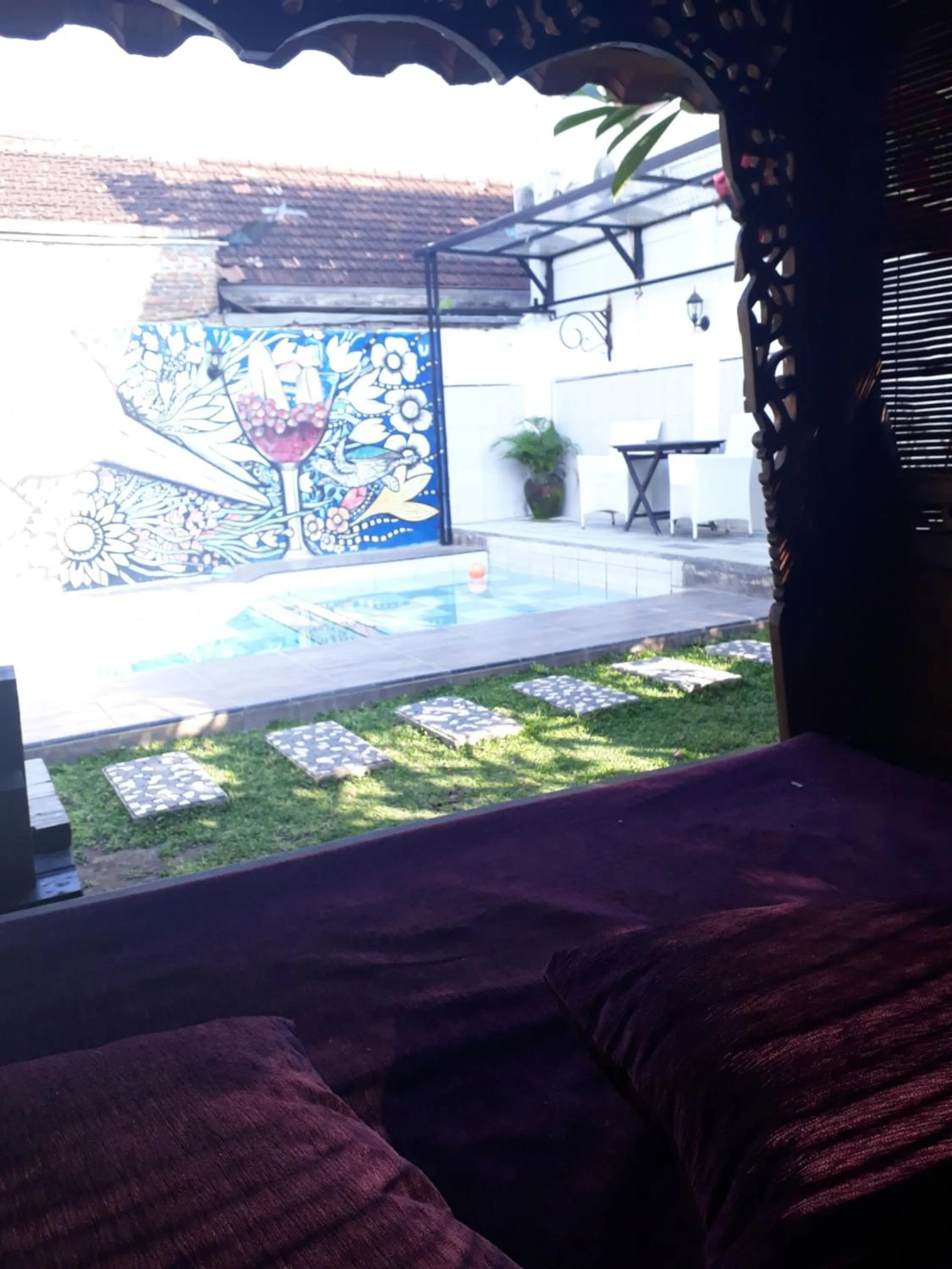 Pool view in Arjuna Garden Homestay