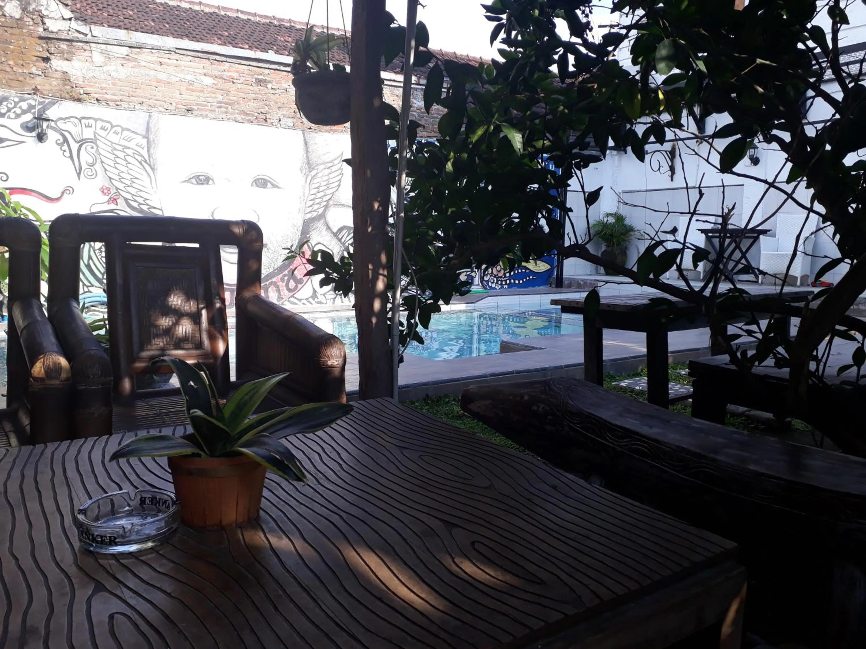 Patio in Arjuna Garden Homestay