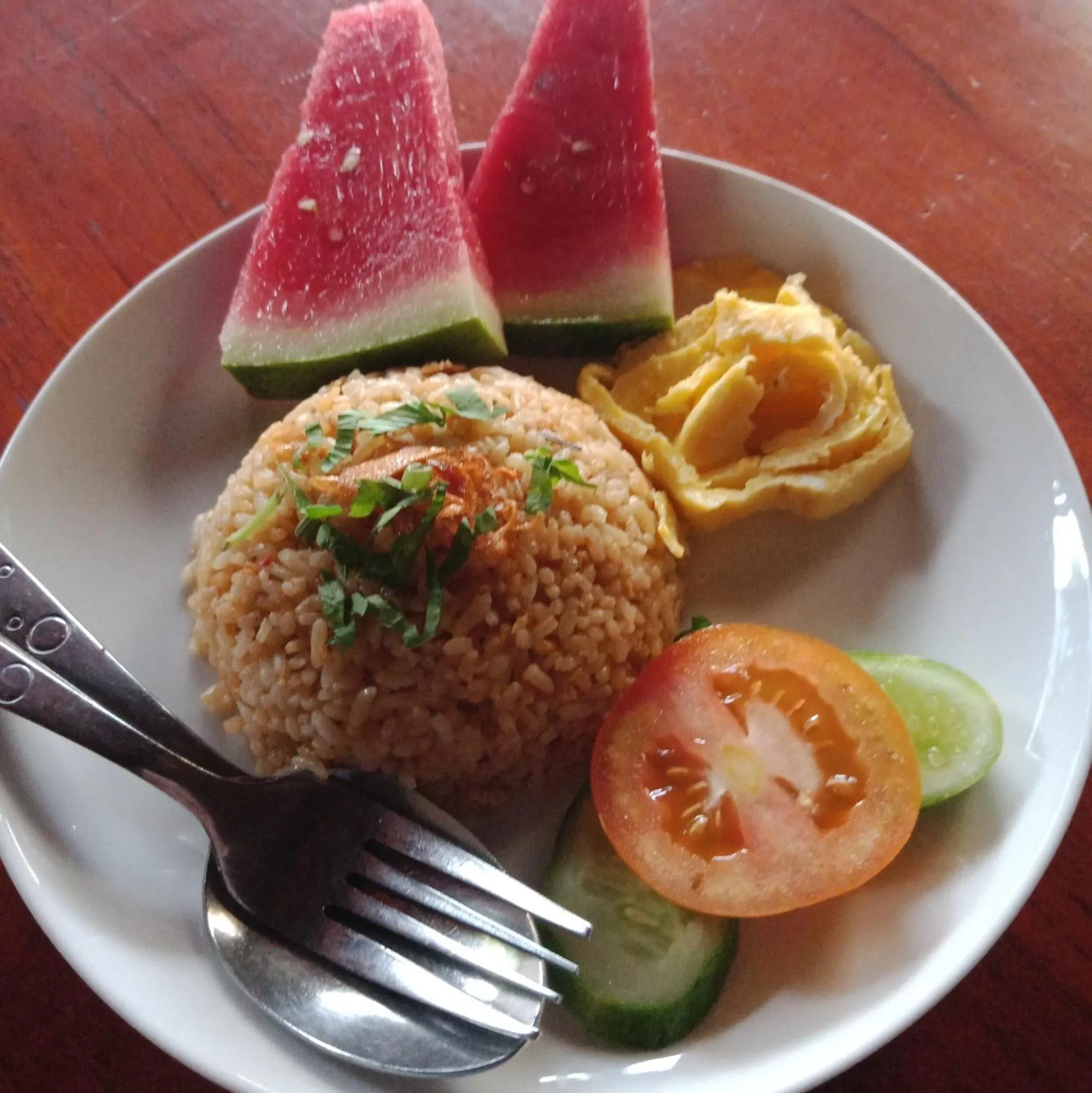 Breakfast in Arjuna Garden Homestay