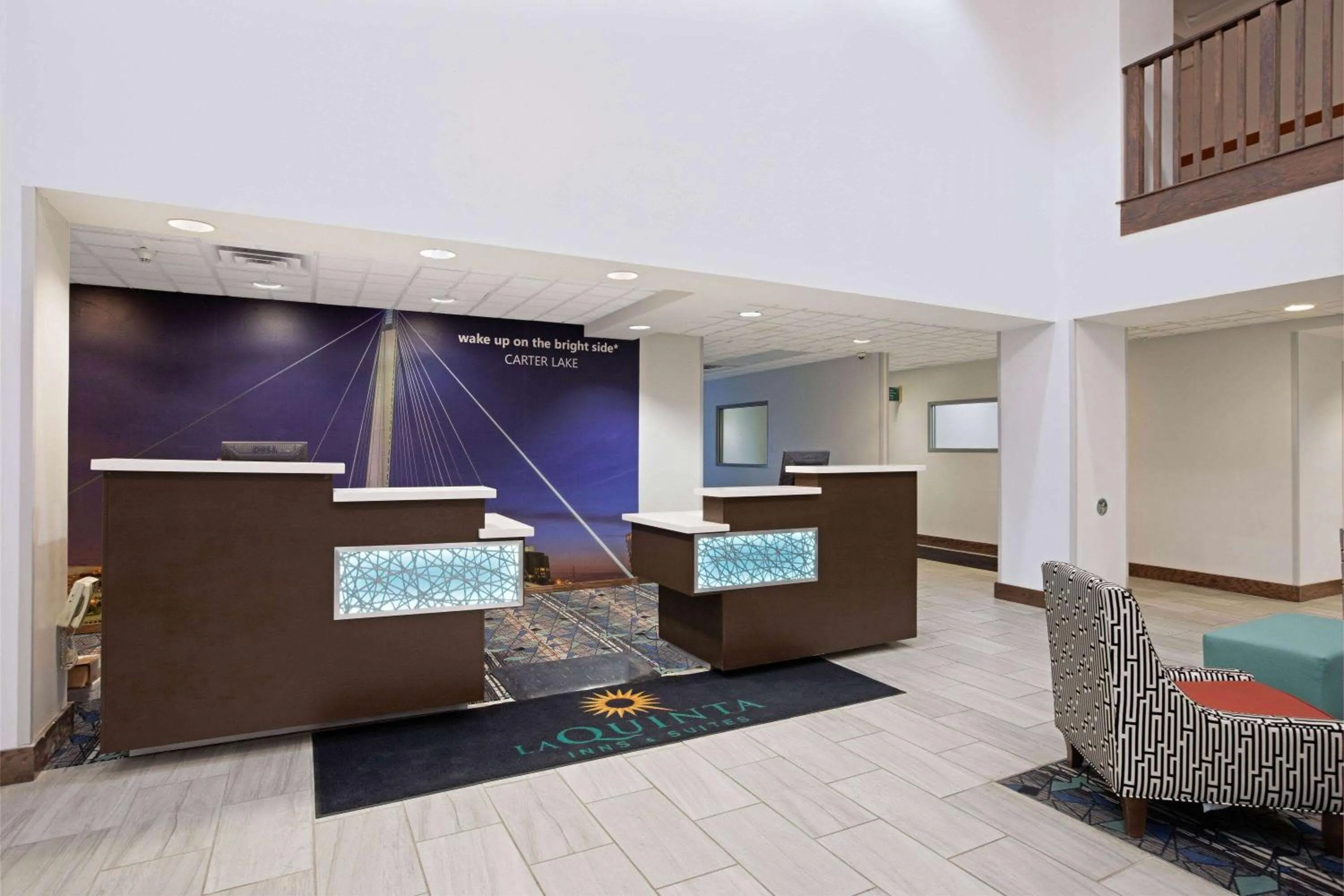 Lobby or reception in La Quinta by Wyndham Omaha Airport Downtown