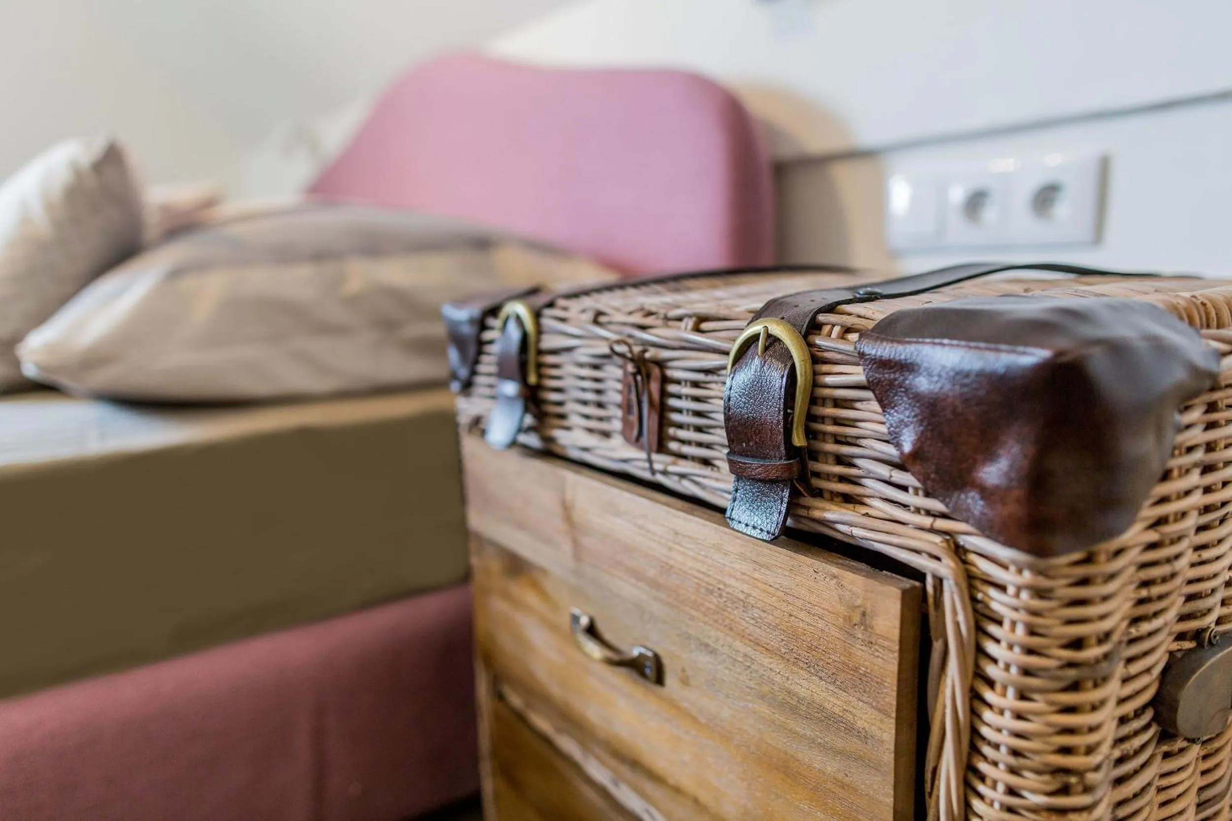 Decorative detail, Bed in HOMEBOUND APARTMENTS Salzburg City II - contactless check-in