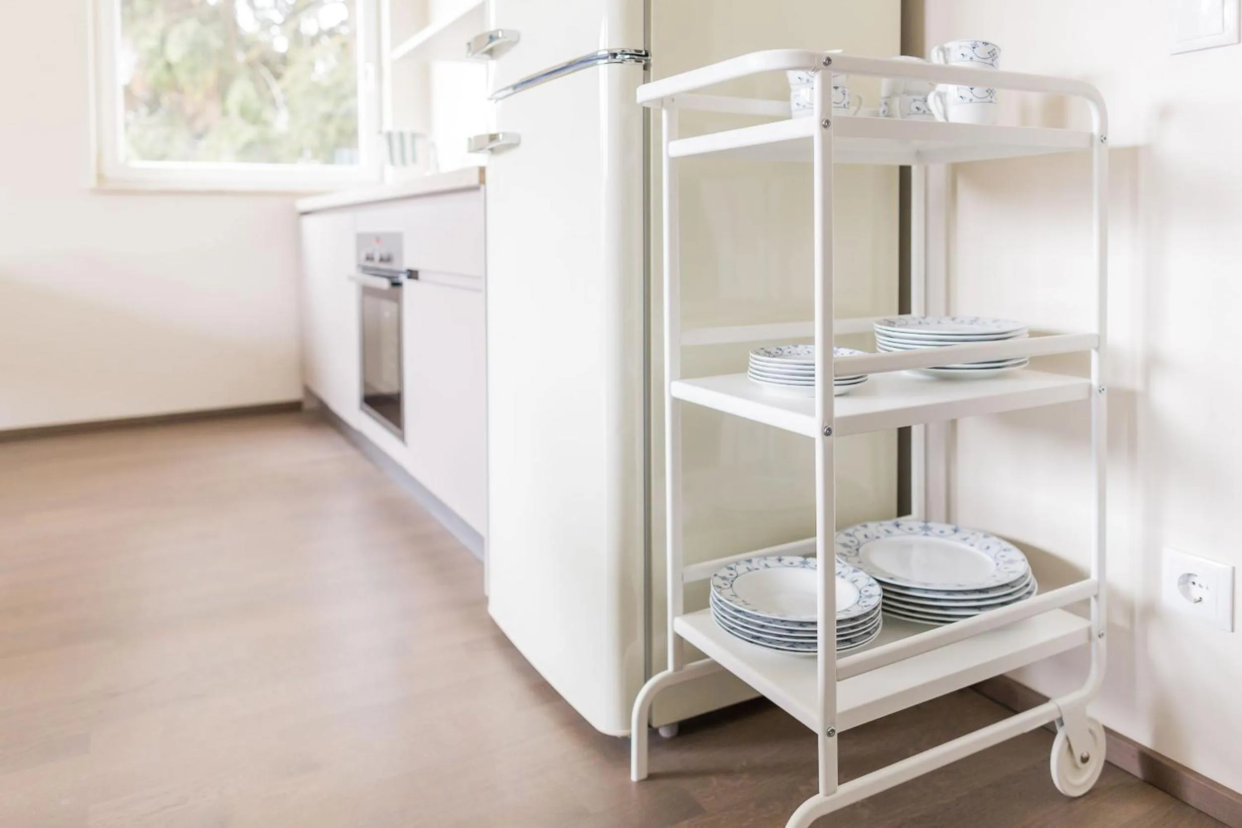 Kitchen or kitchenette in HOMEBOUND APARTMENTS Salzburg City II - contactless check-in