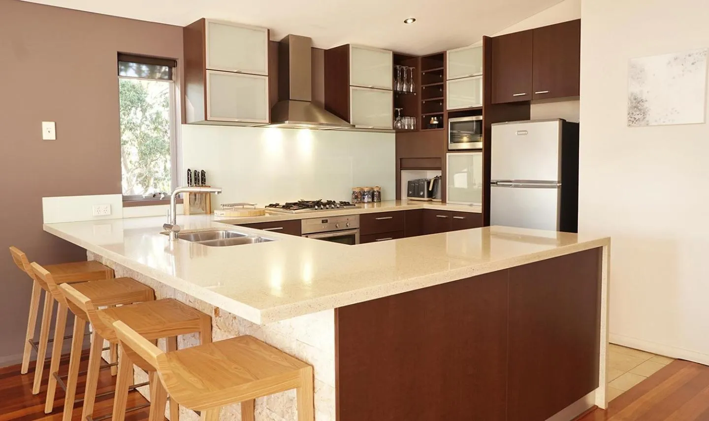 Kitchen or kitchenette in Central Avenue Apartments