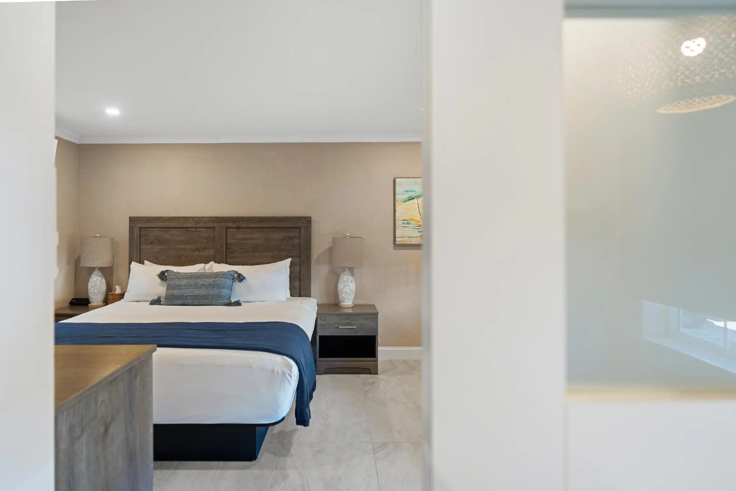 Bed in Bleu Beach Resort