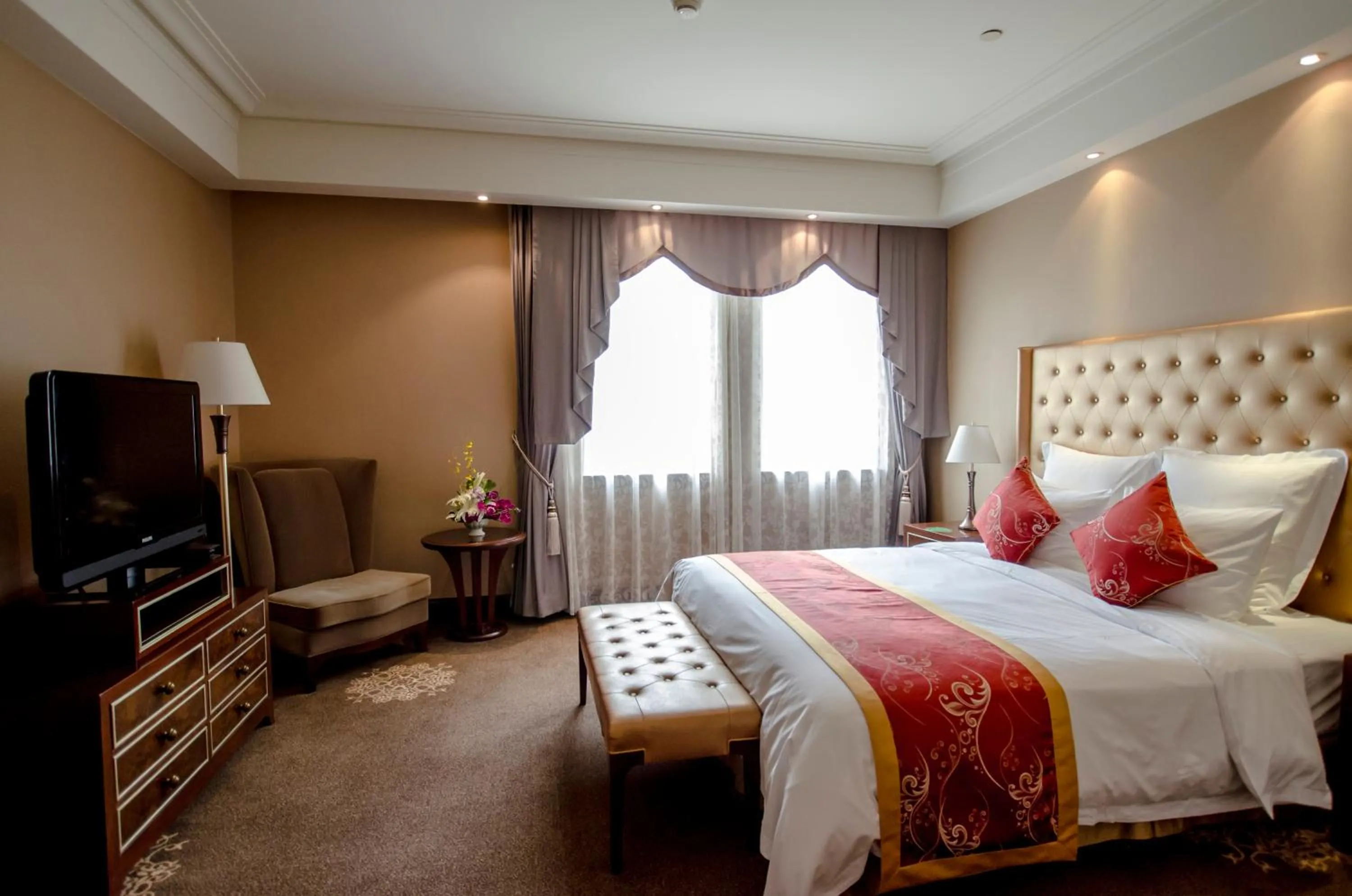 Bed in Shanghai Fenyang Garden Boutique Hotel