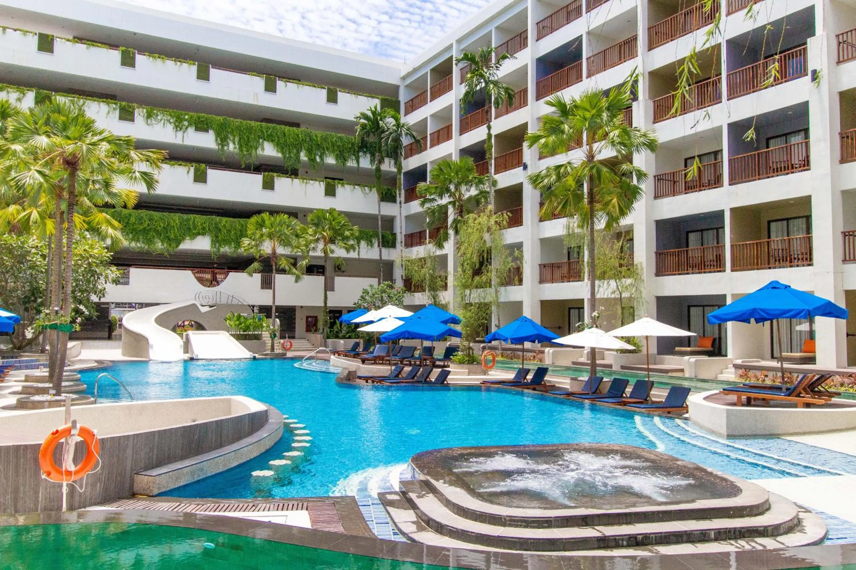 Pool view in Deevana Plaza Phuket - SHA Extra Plus