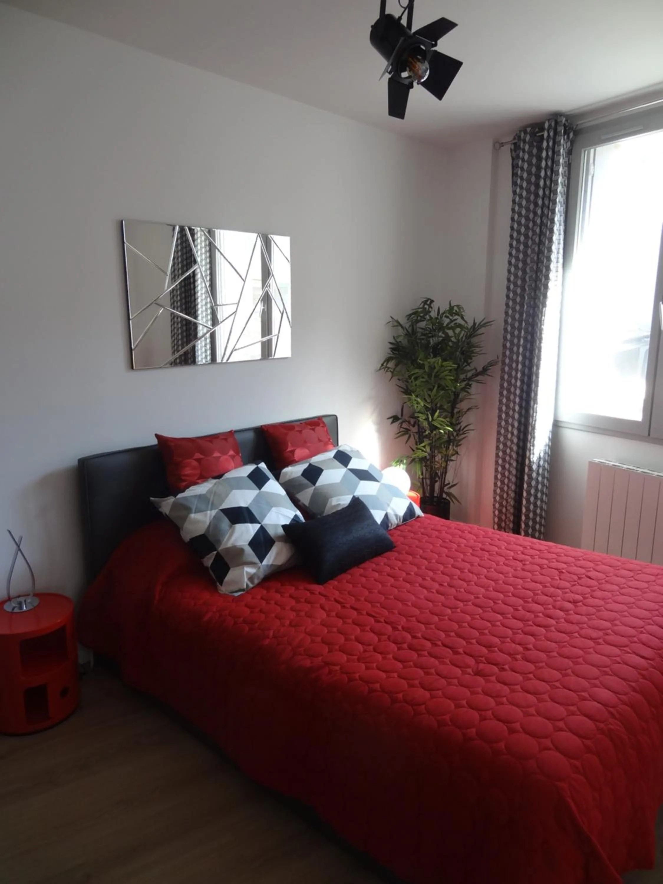 Bed in Appartement HEMINGWAY