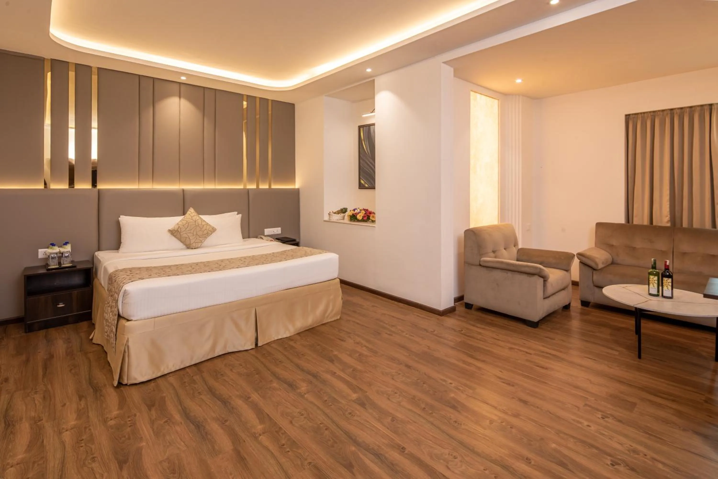 Photo of the whole room, Bed in Goldfinch Hotel Bangalore