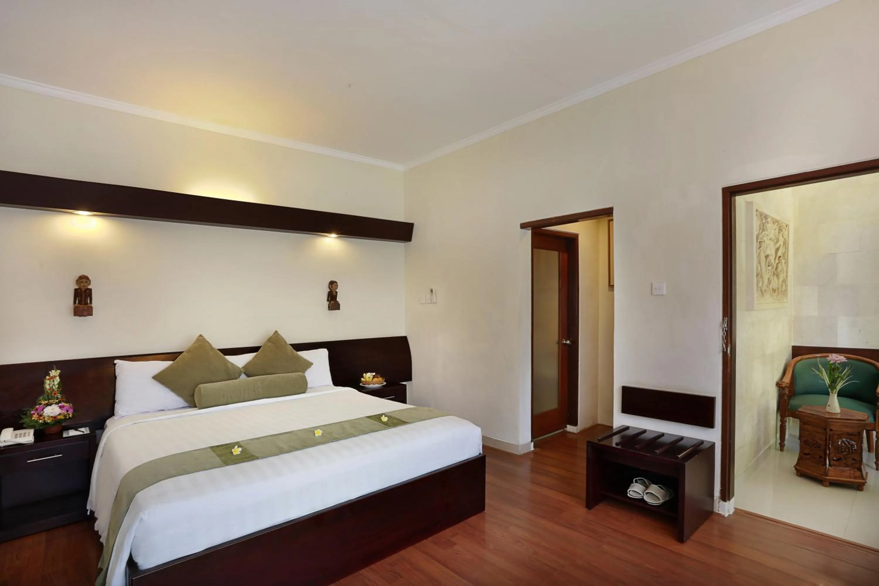 Bedroom, Bed in Respati Beach Hotel