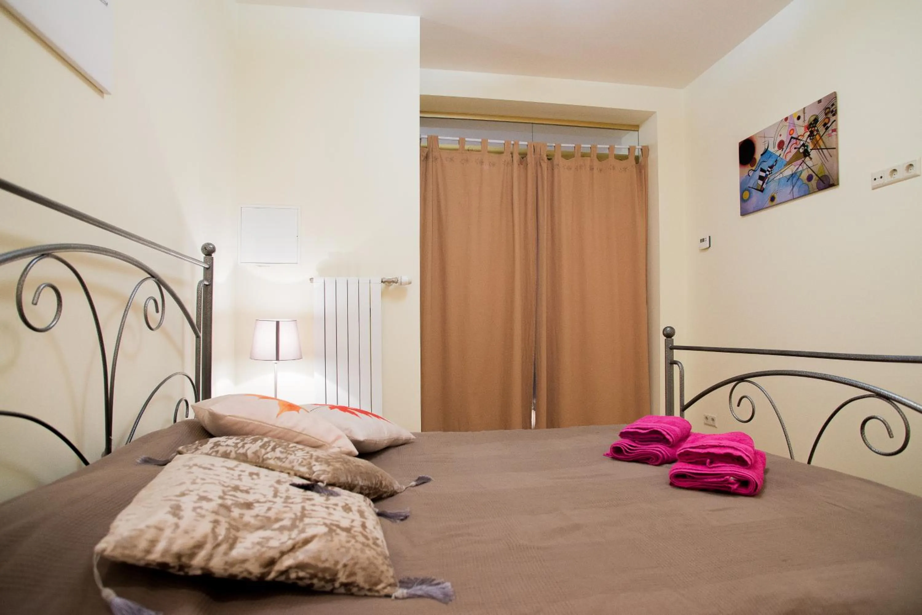 Bedroom, Bed in Old Riga Park Studio