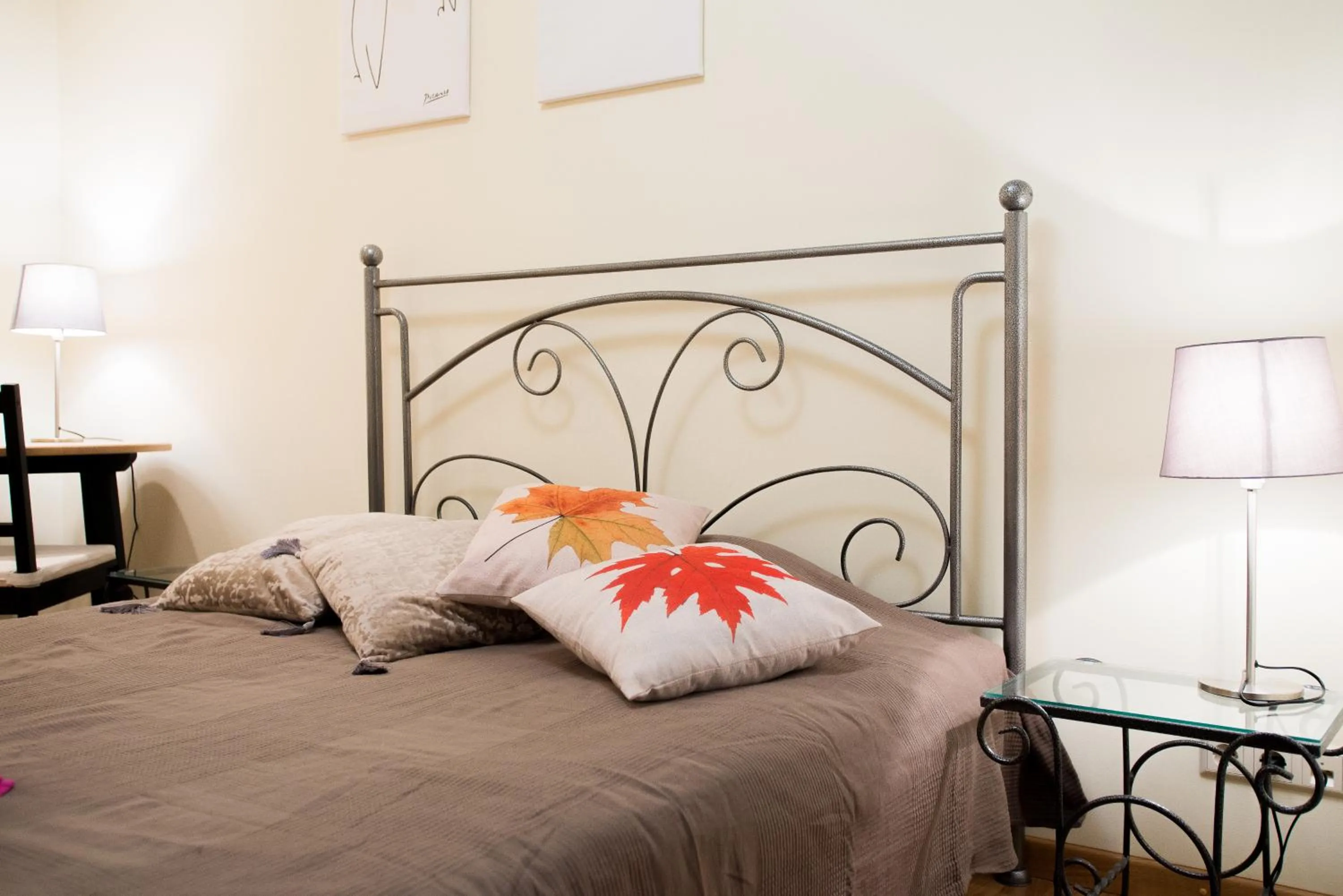 Bedroom, Bed in Old Riga Park Studio