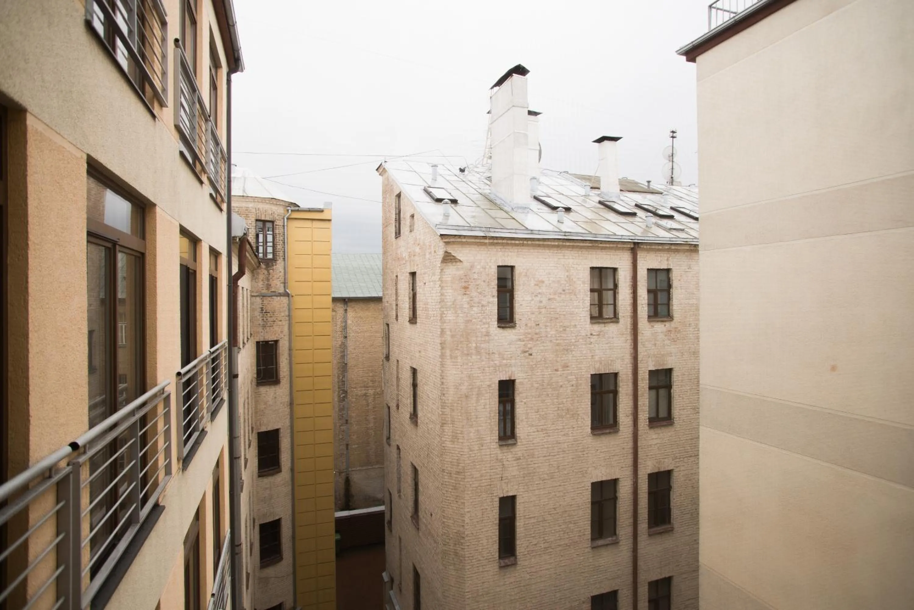 On site in Old Riga Park Studio