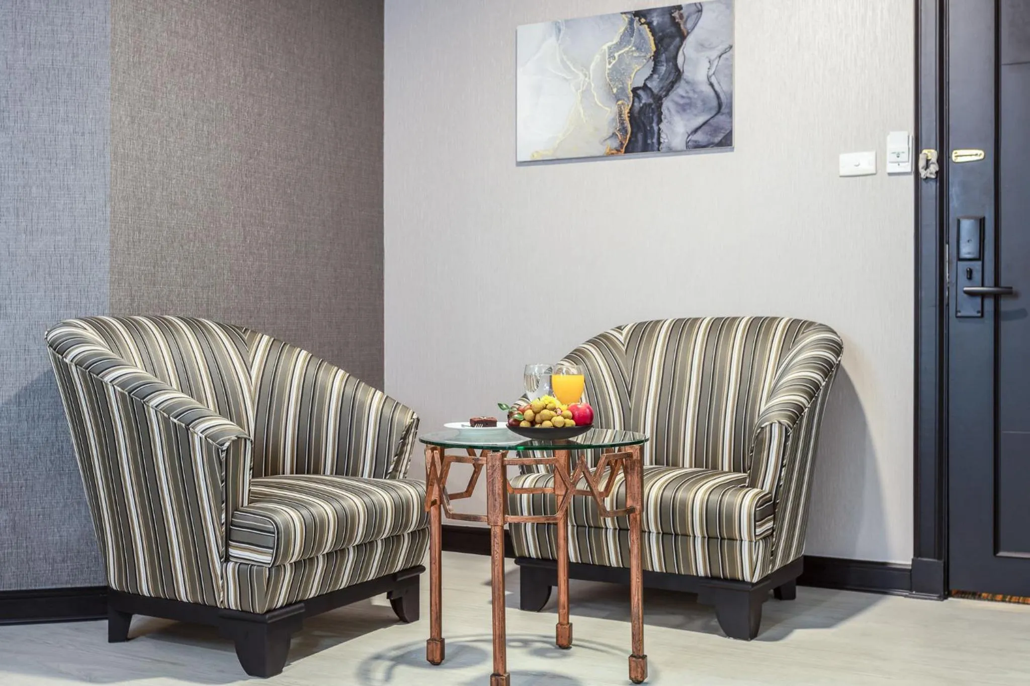 Seating area in Baiyoke Sky Hotel