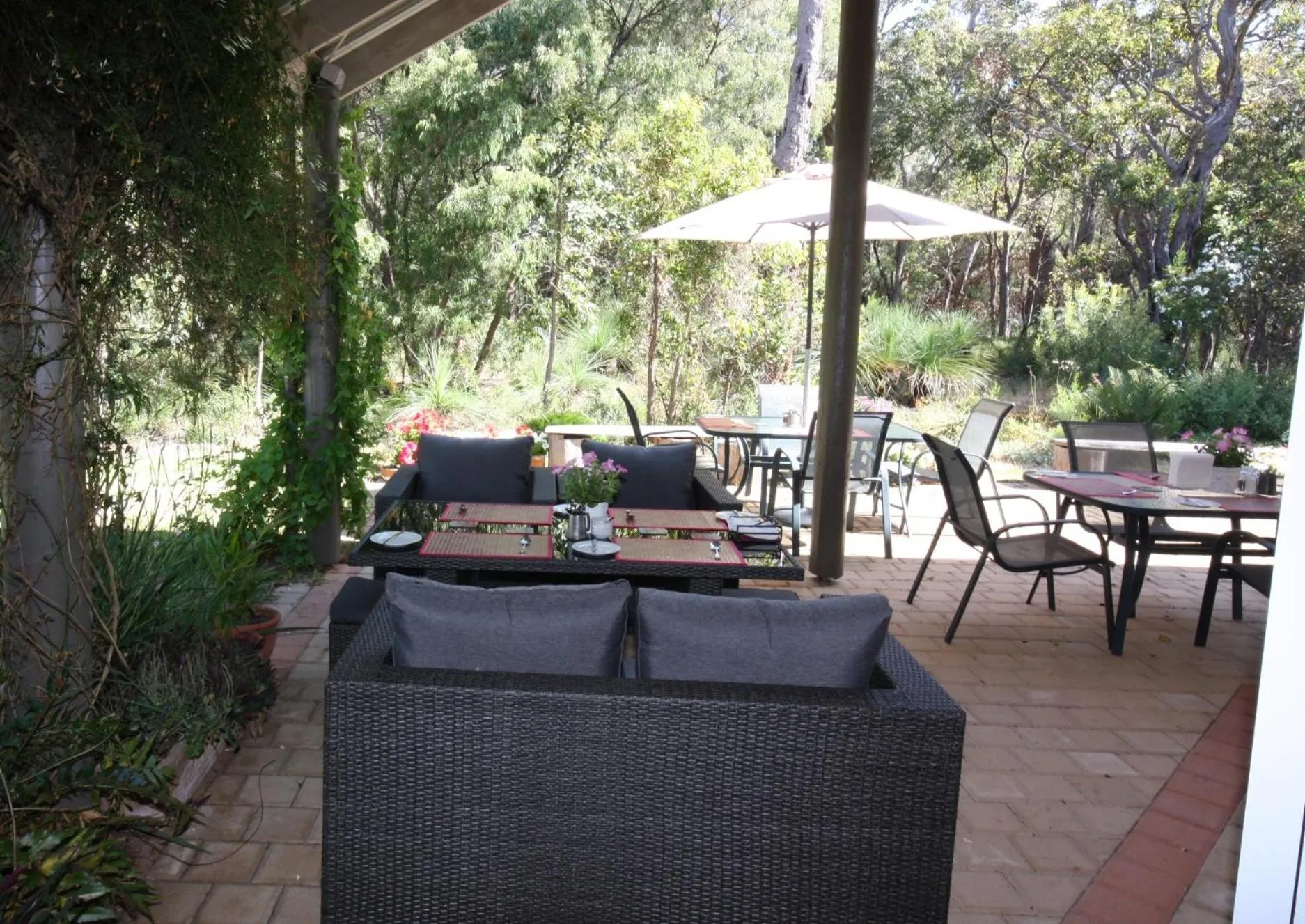 Seating area in Margaret River Bed & Breakfast