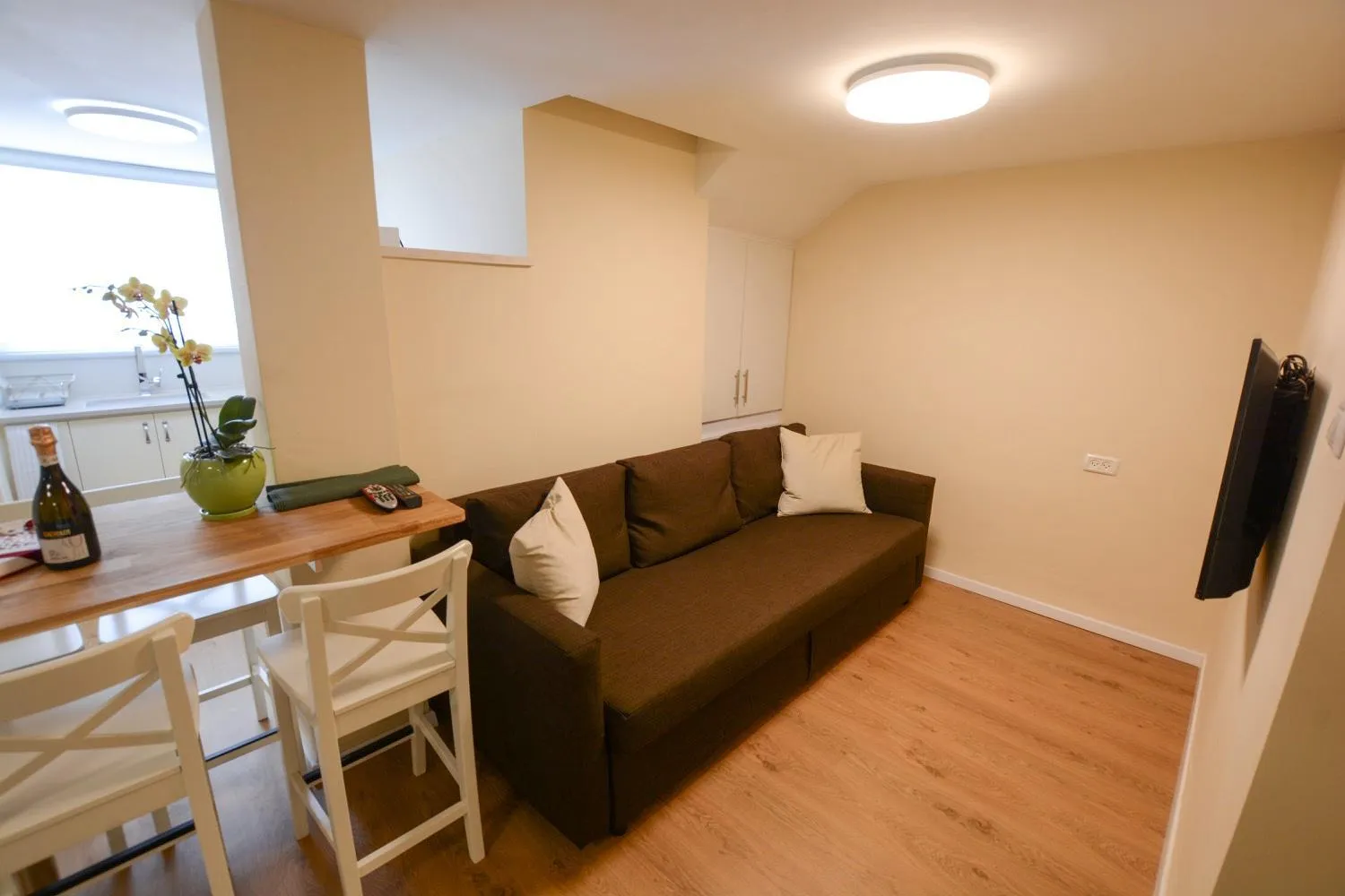 Bed in Rothschild Suite Haifa