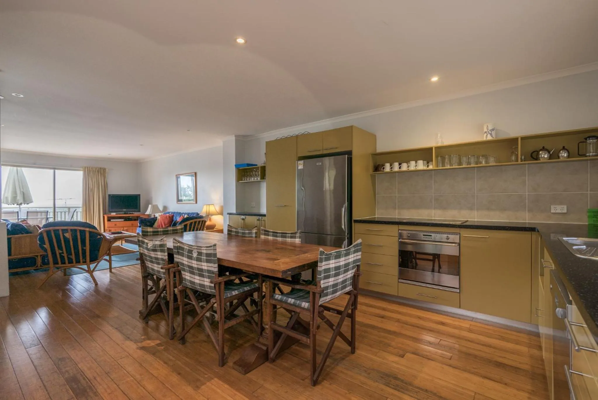 Kitchen or kitchenette in Pandanus Palms Holiday Resort