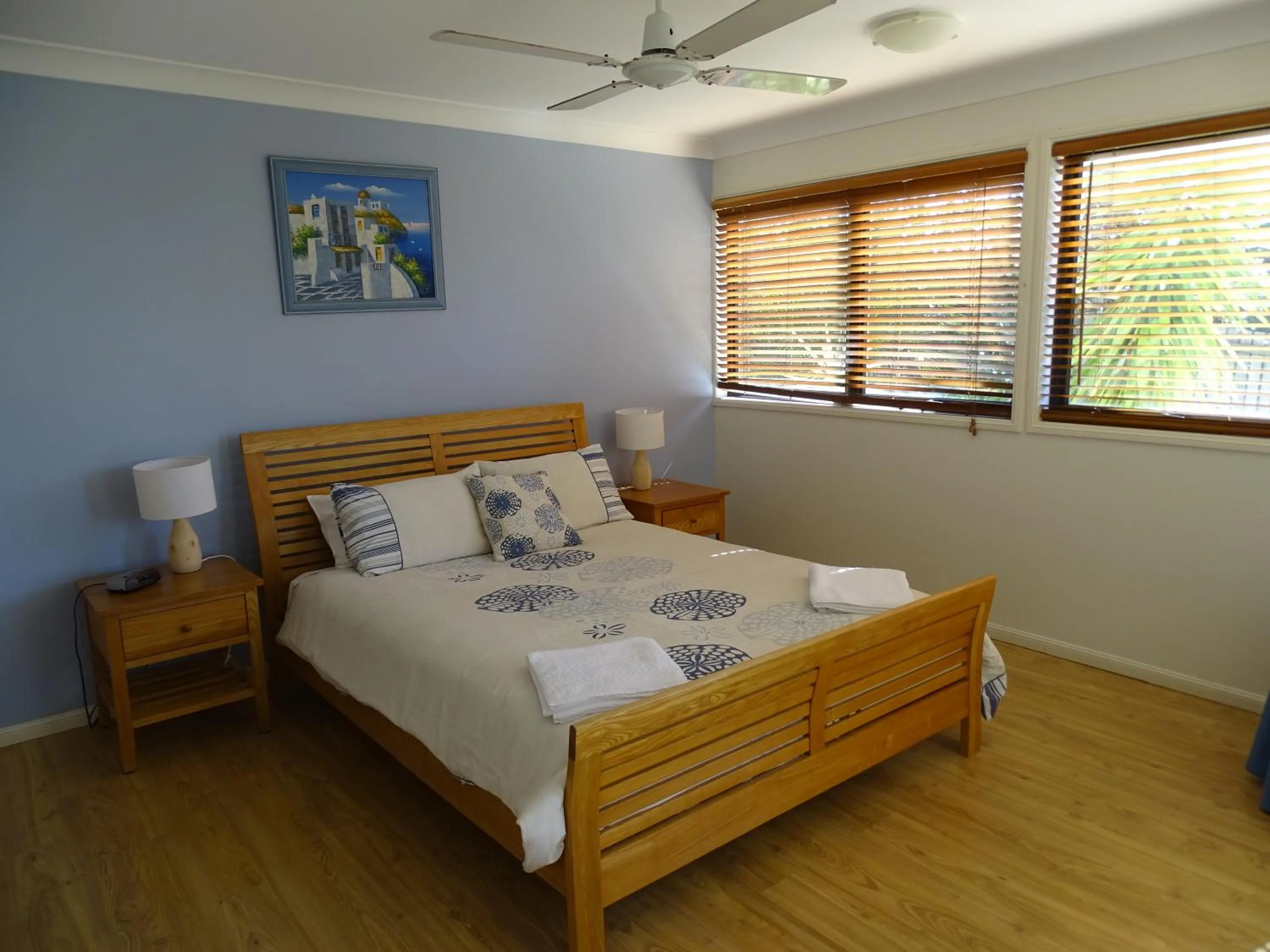 Bathroom, Bed in Pandanus Palms Holiday Resort