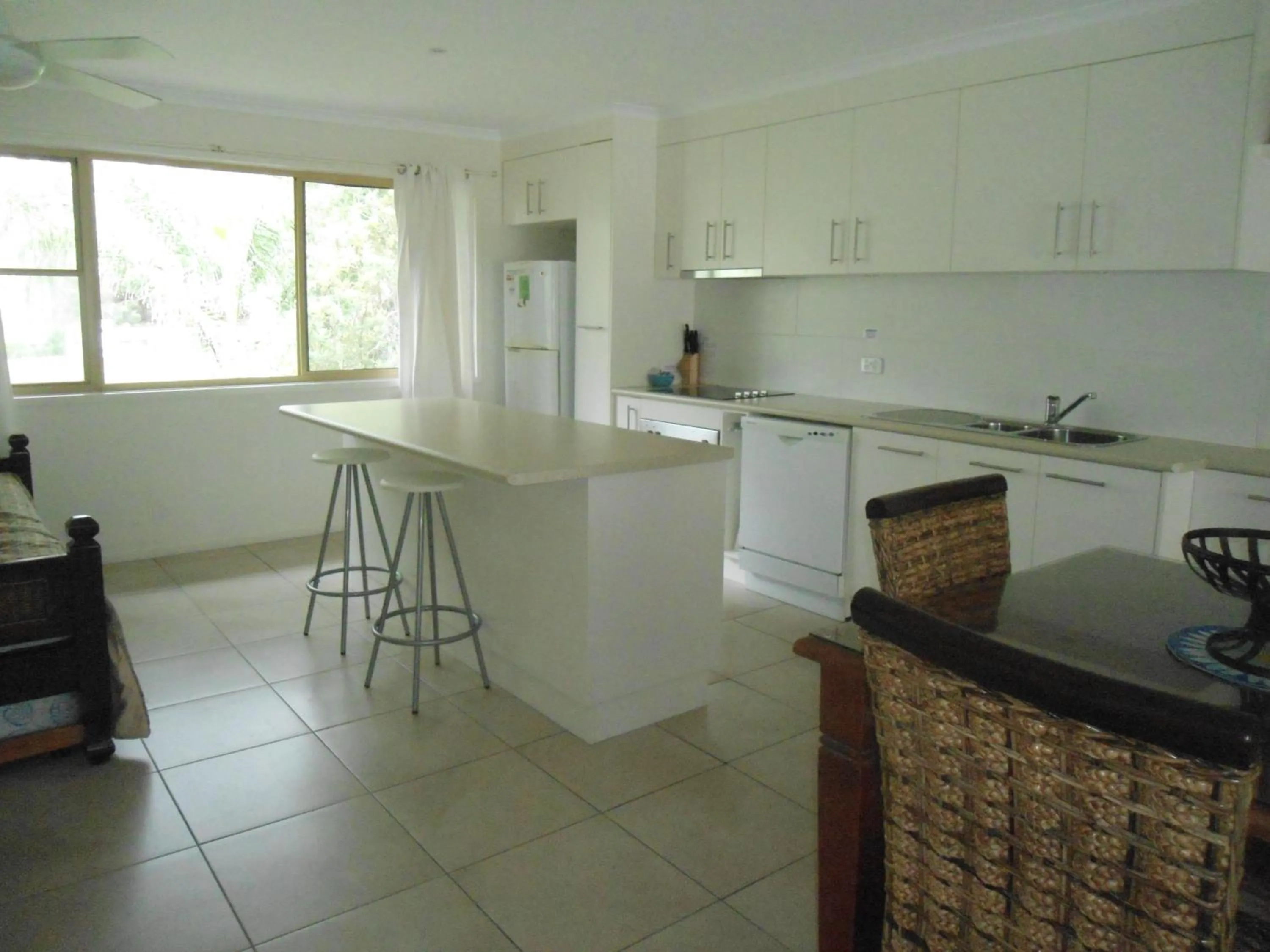 Dining area in Pandanus Palms Holiday Resort