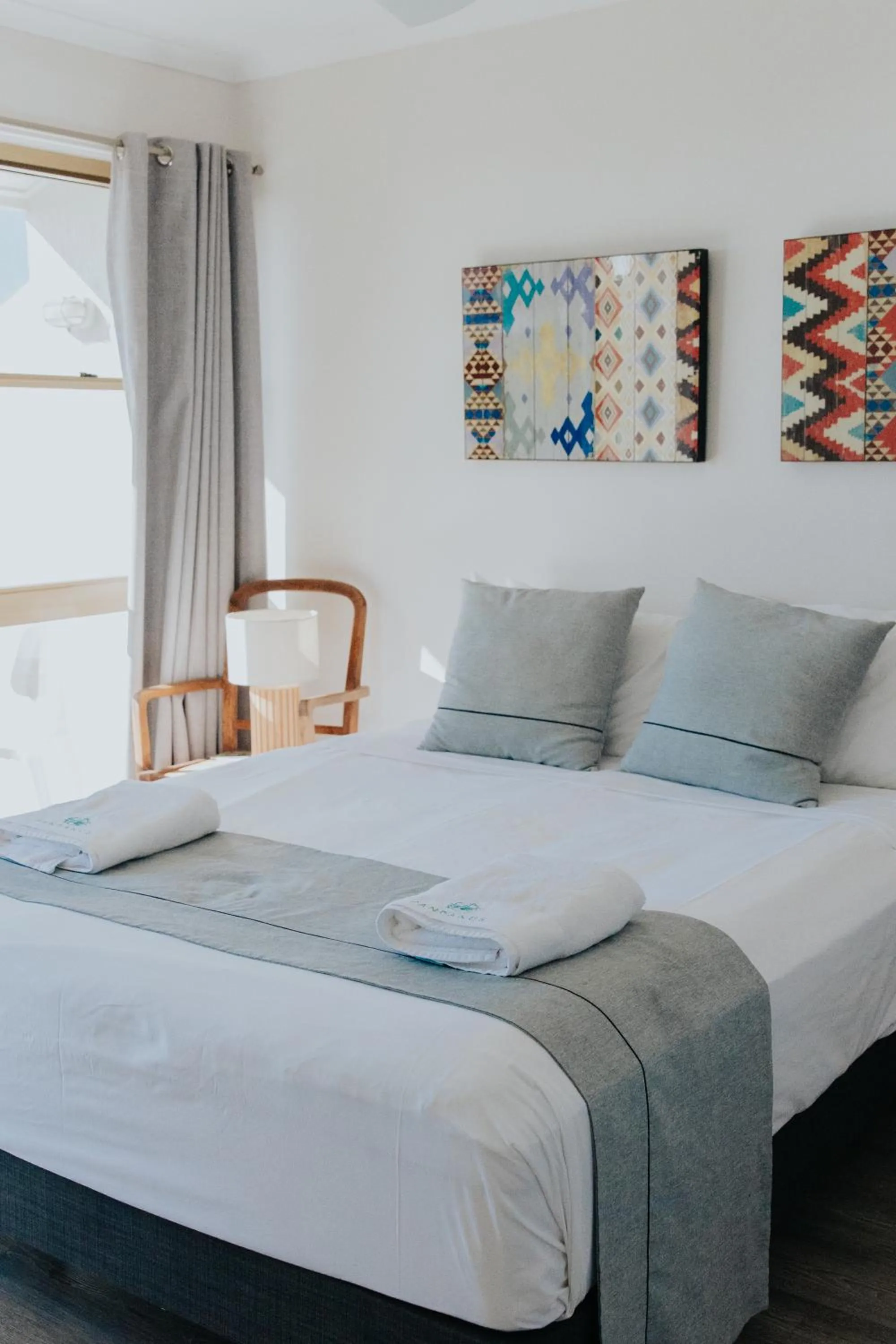 Bed in Pandanus Palms Holiday Resort