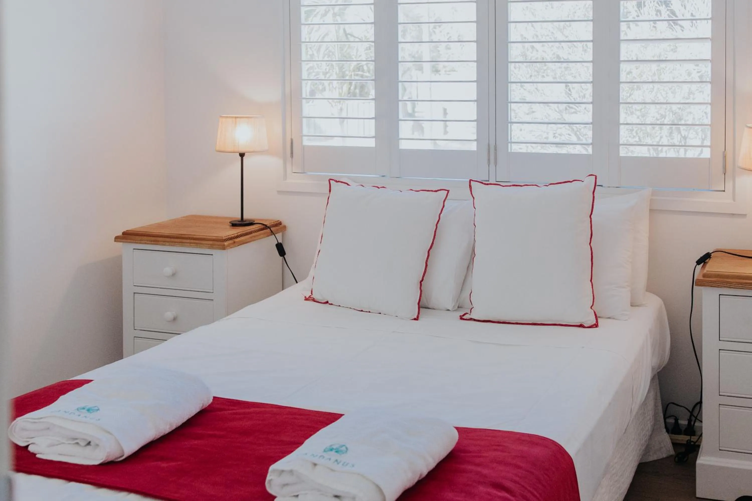 Bed in Pandanus Palms Holiday Resort