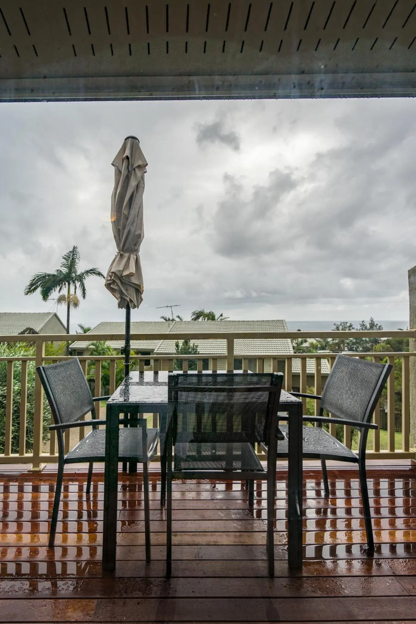Patio in Pandanus Palms Holiday Resort