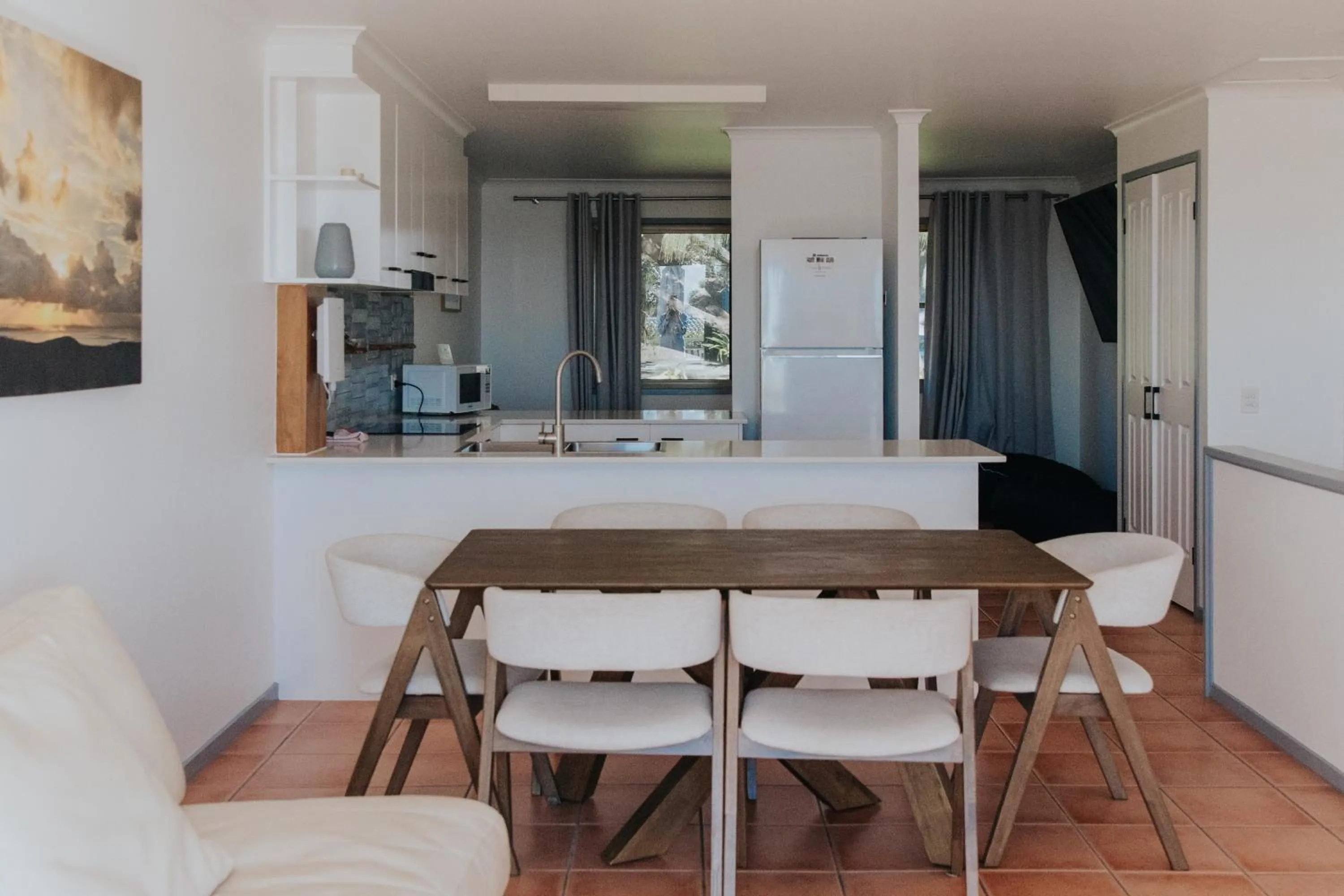 Kitchen or kitchenette in Pandanus Palms Holiday Resort