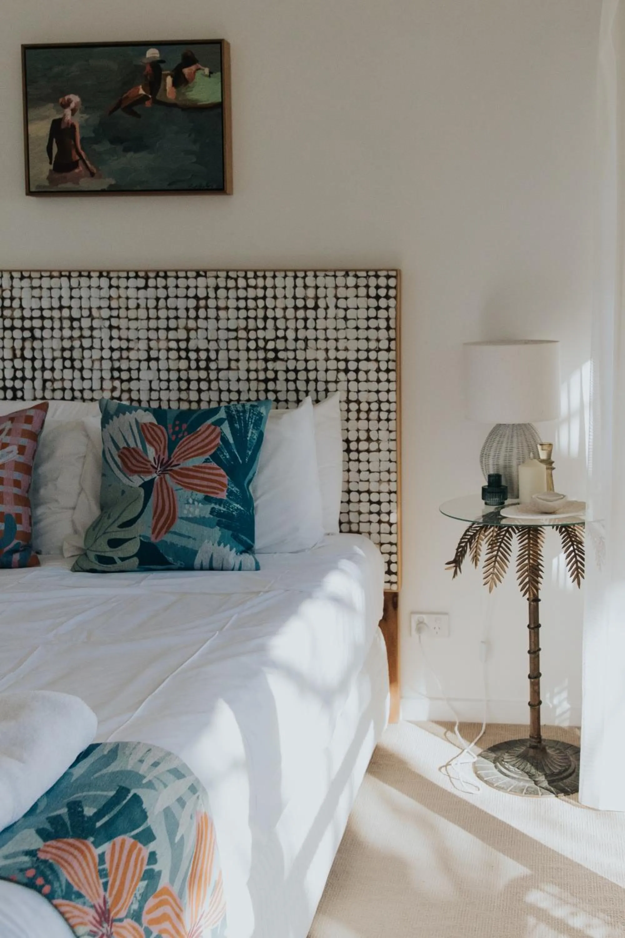 Bed in Pandanus Palms Holiday Resort