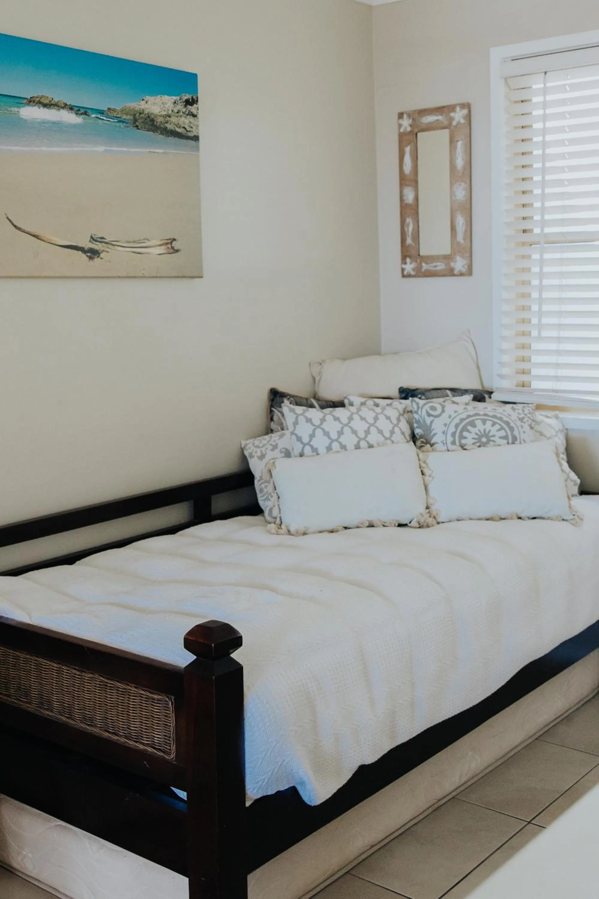 Bed in Pandanus Palms Holiday Resort