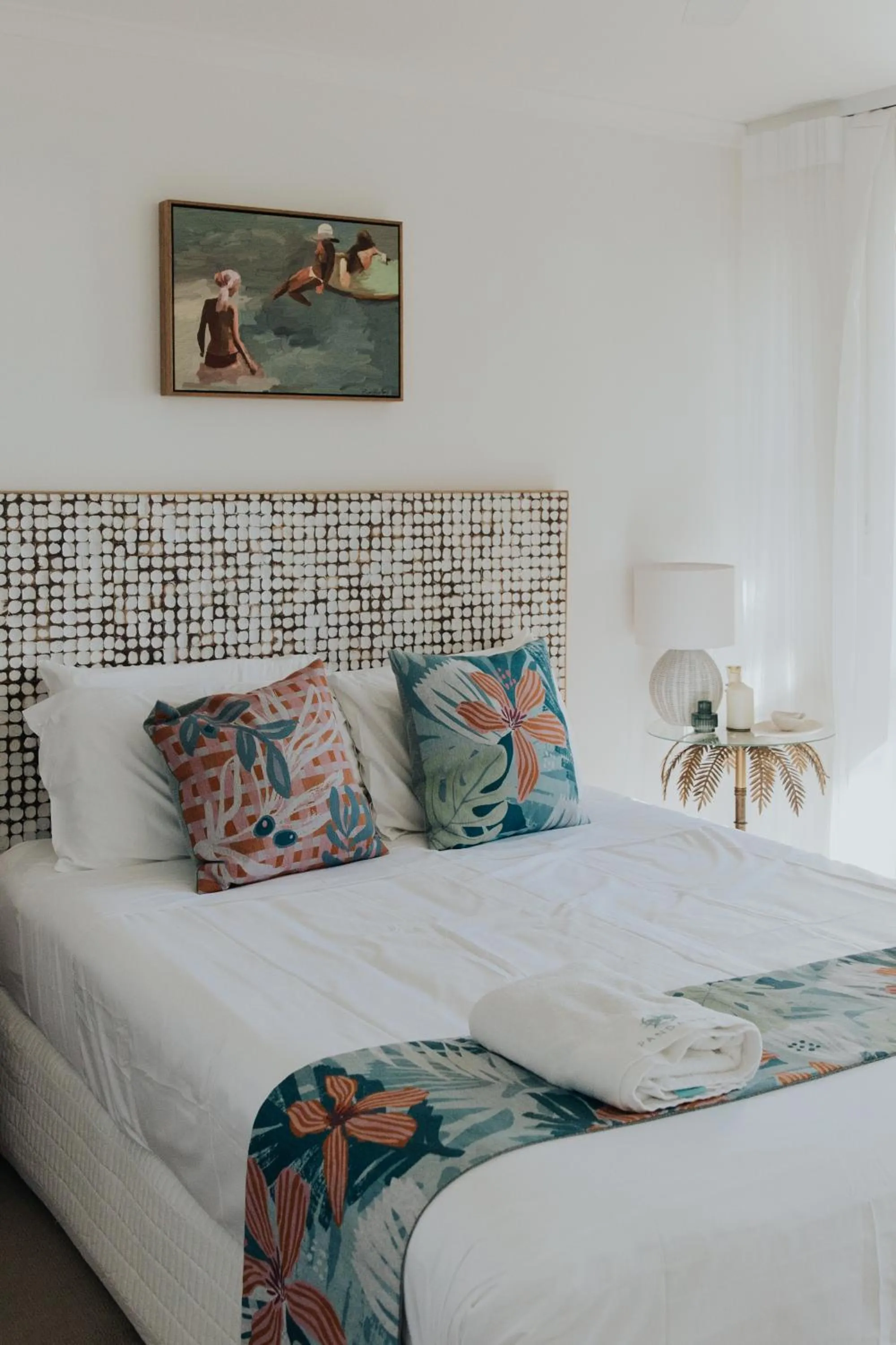 Bed in Pandanus Palms Holiday Resort