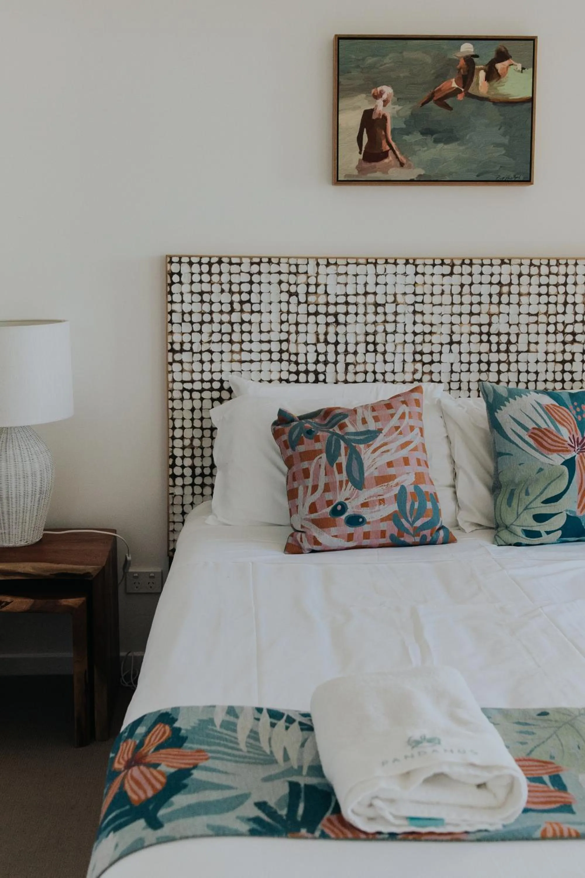 Bed in Pandanus Palms Holiday Resort