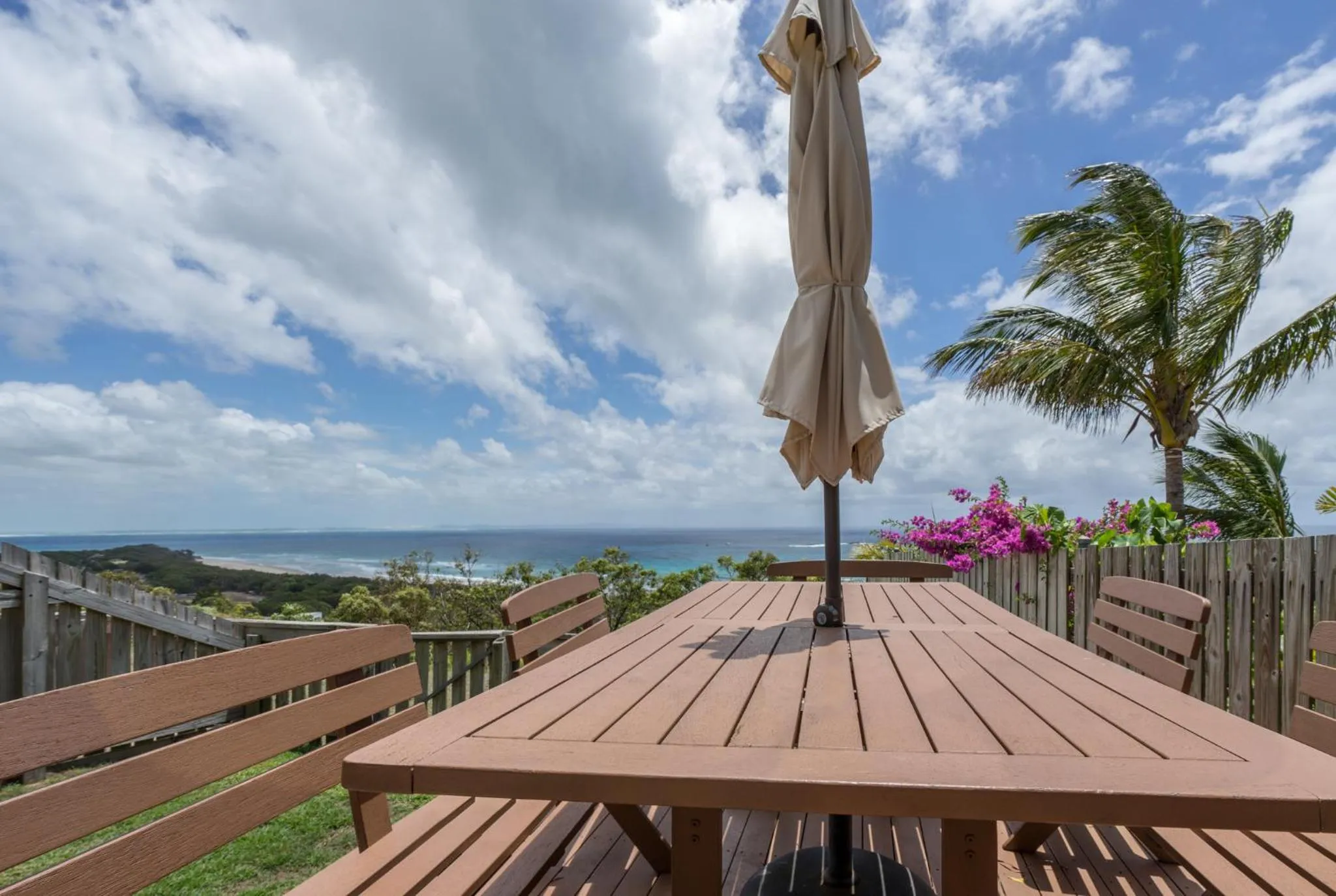 Beach in Pandanus Palms Holiday Resort