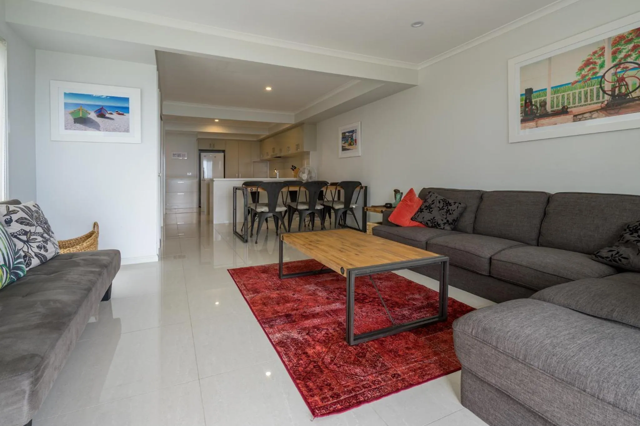 Living room in Pandanus Palms Holiday Resort