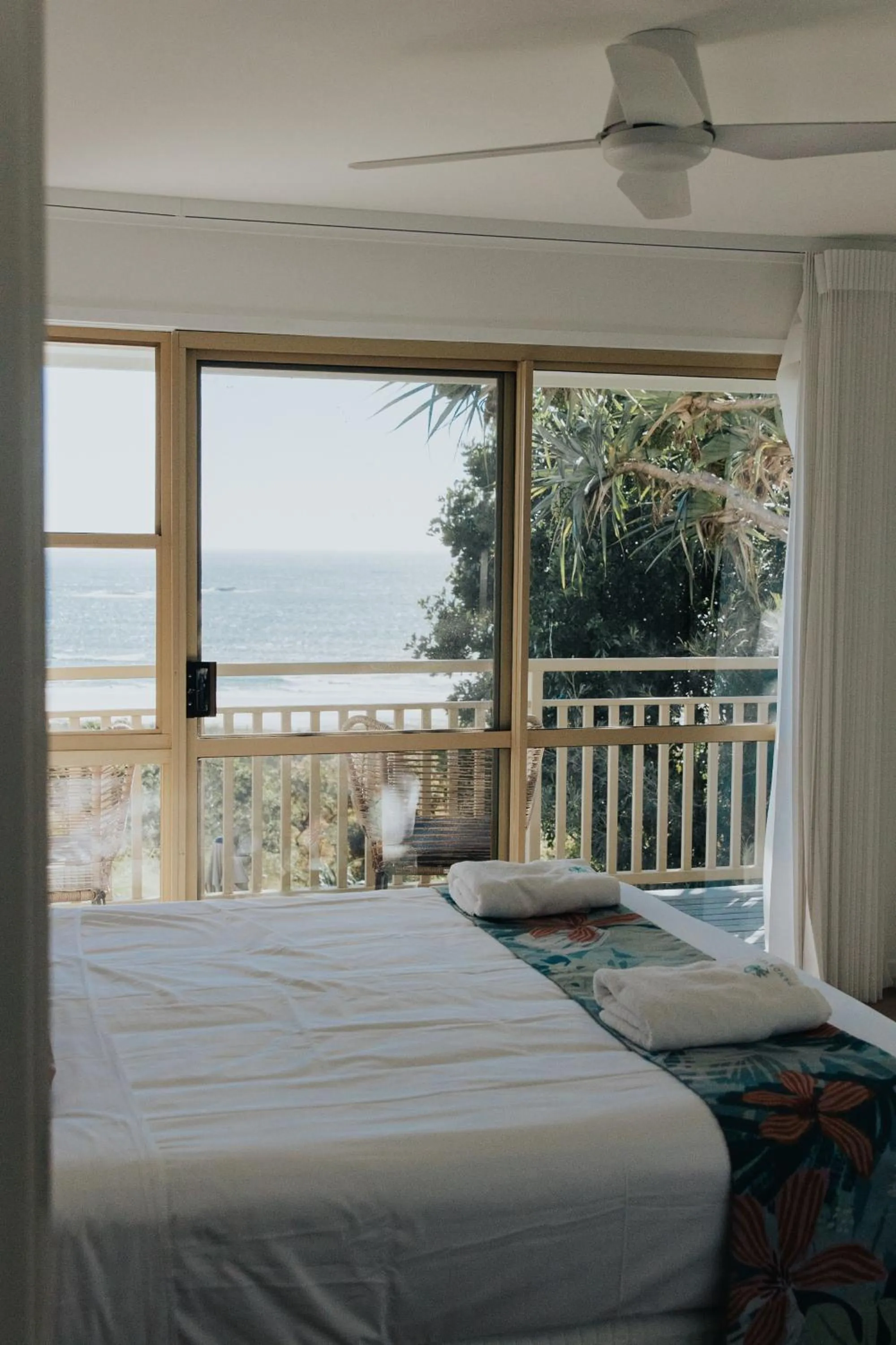 View (from property/room), Bed in Pandanus Palms Holiday Resort