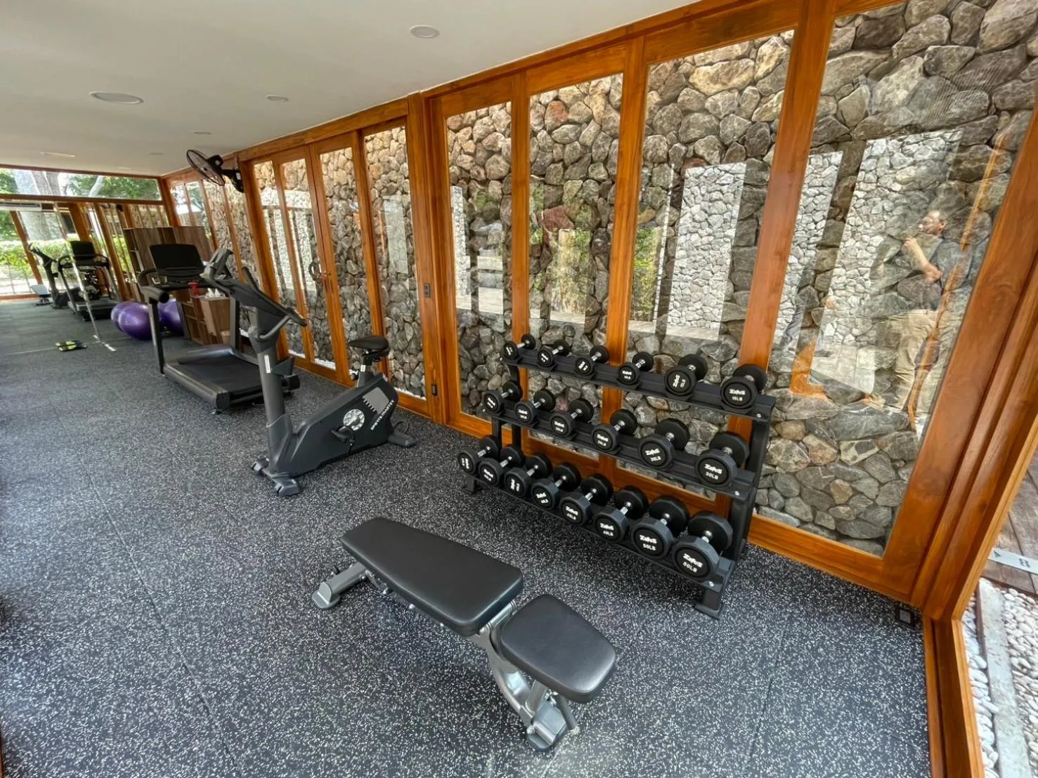 Fitness centre/facilities in Tolani Resort Kui Buri