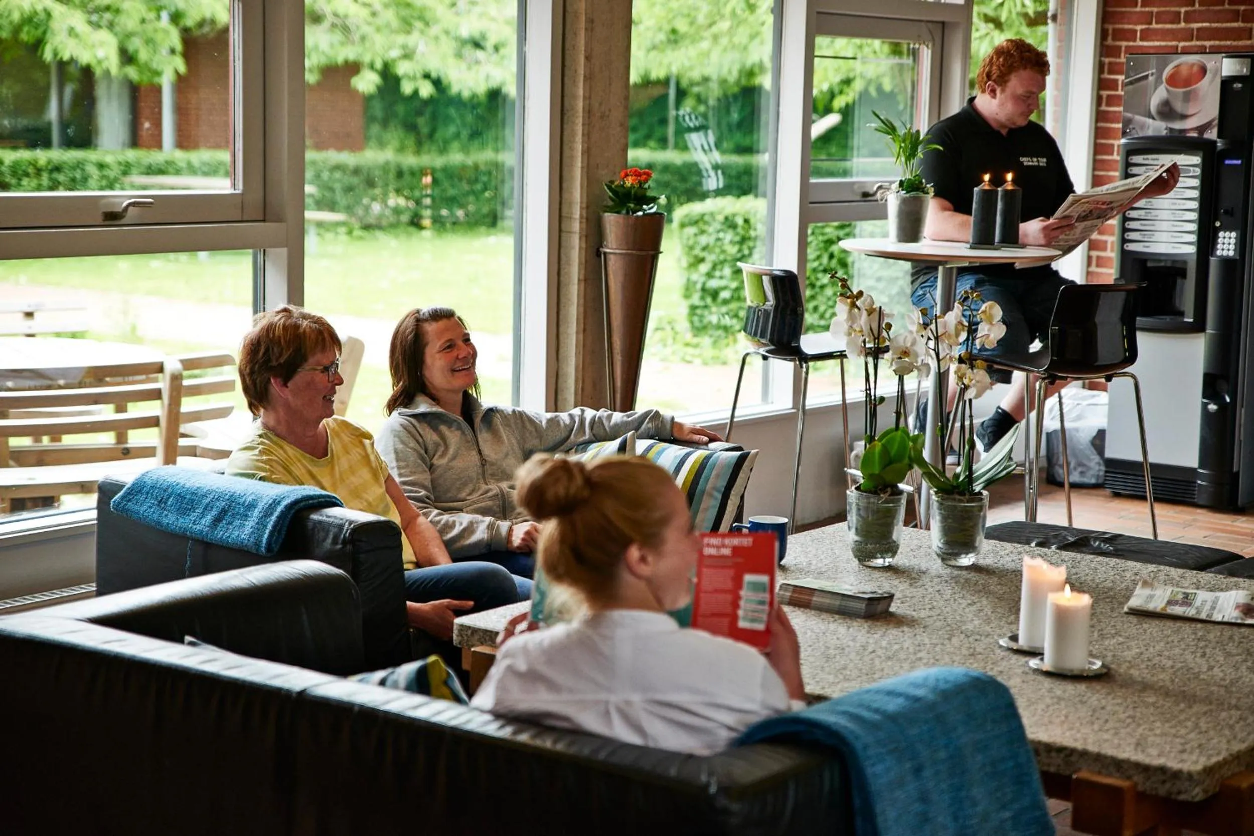 Lobby or reception in Danhostel Sønderborg City