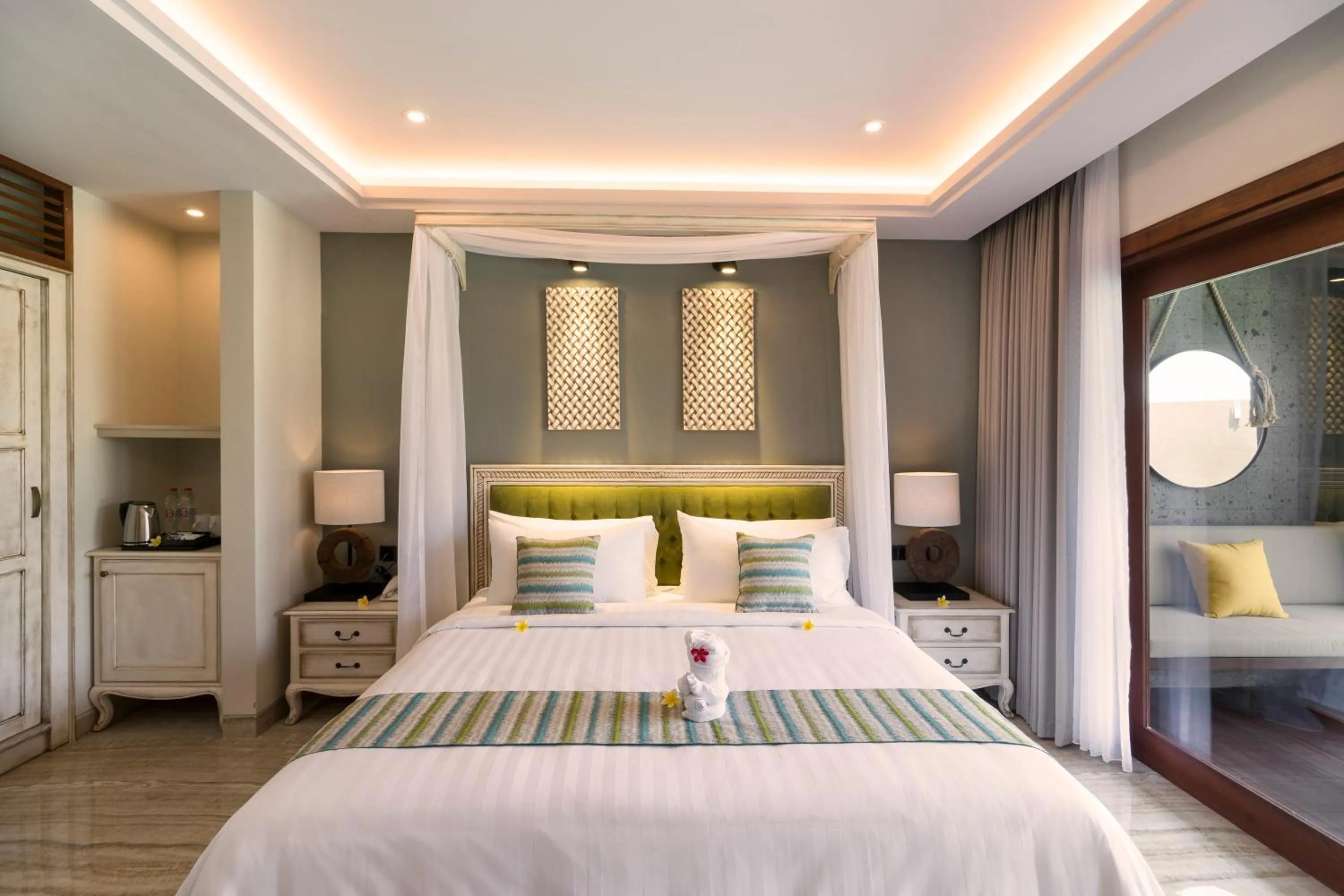 Bed in Sense Canggu Beach Hotel