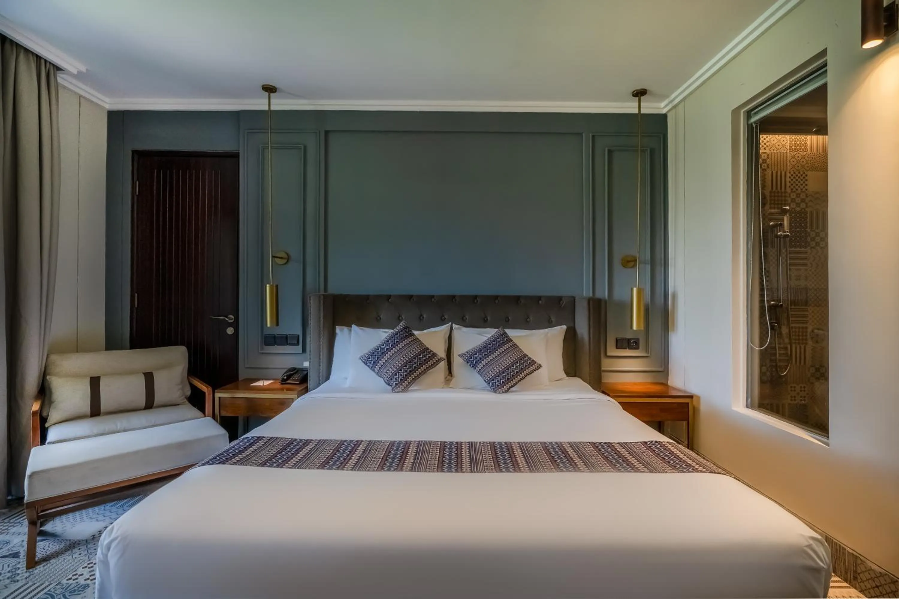 Pool view, Bed in Sense Canggu Beach Hotel