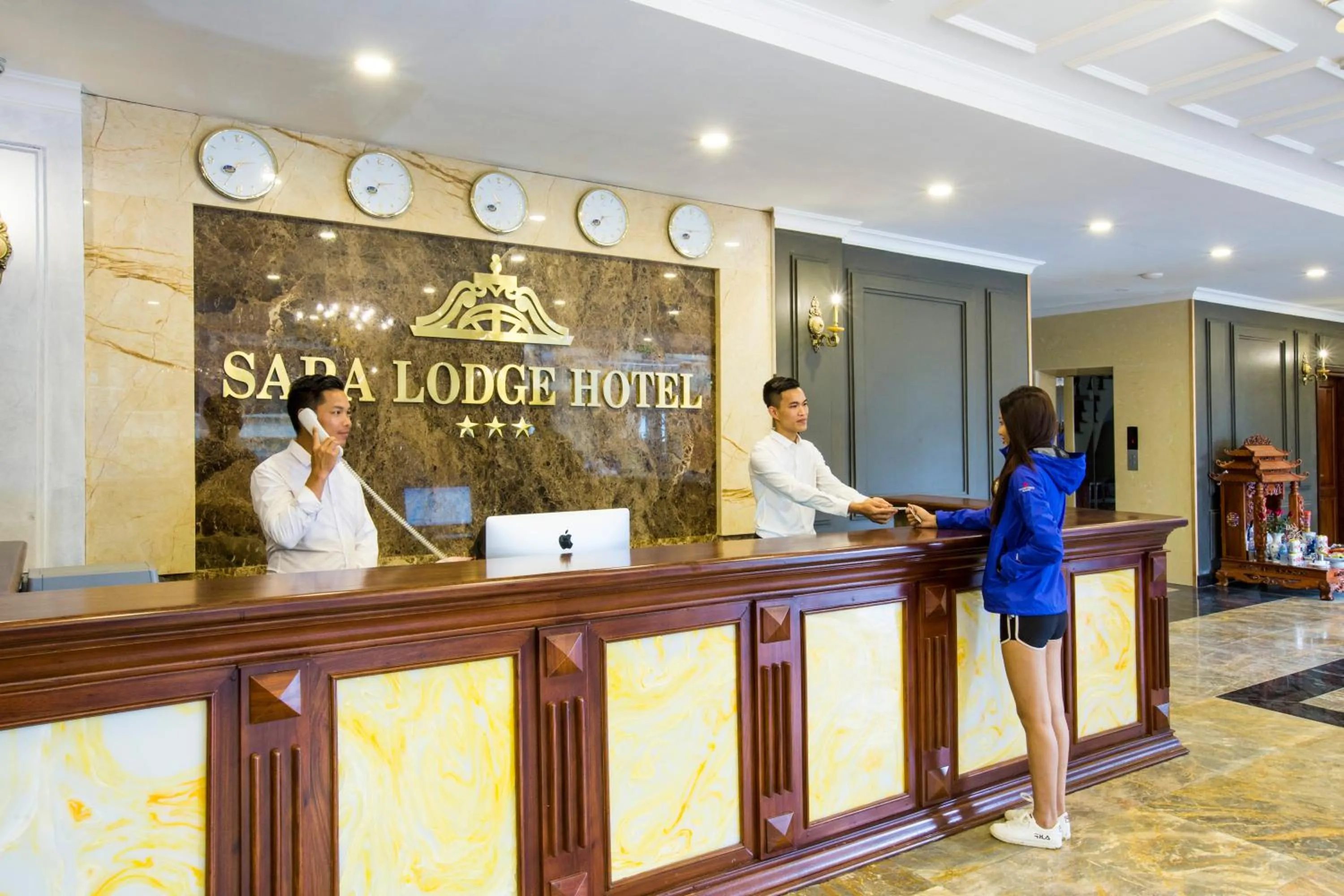 Lobby or reception in Sapa Lodge Hotel