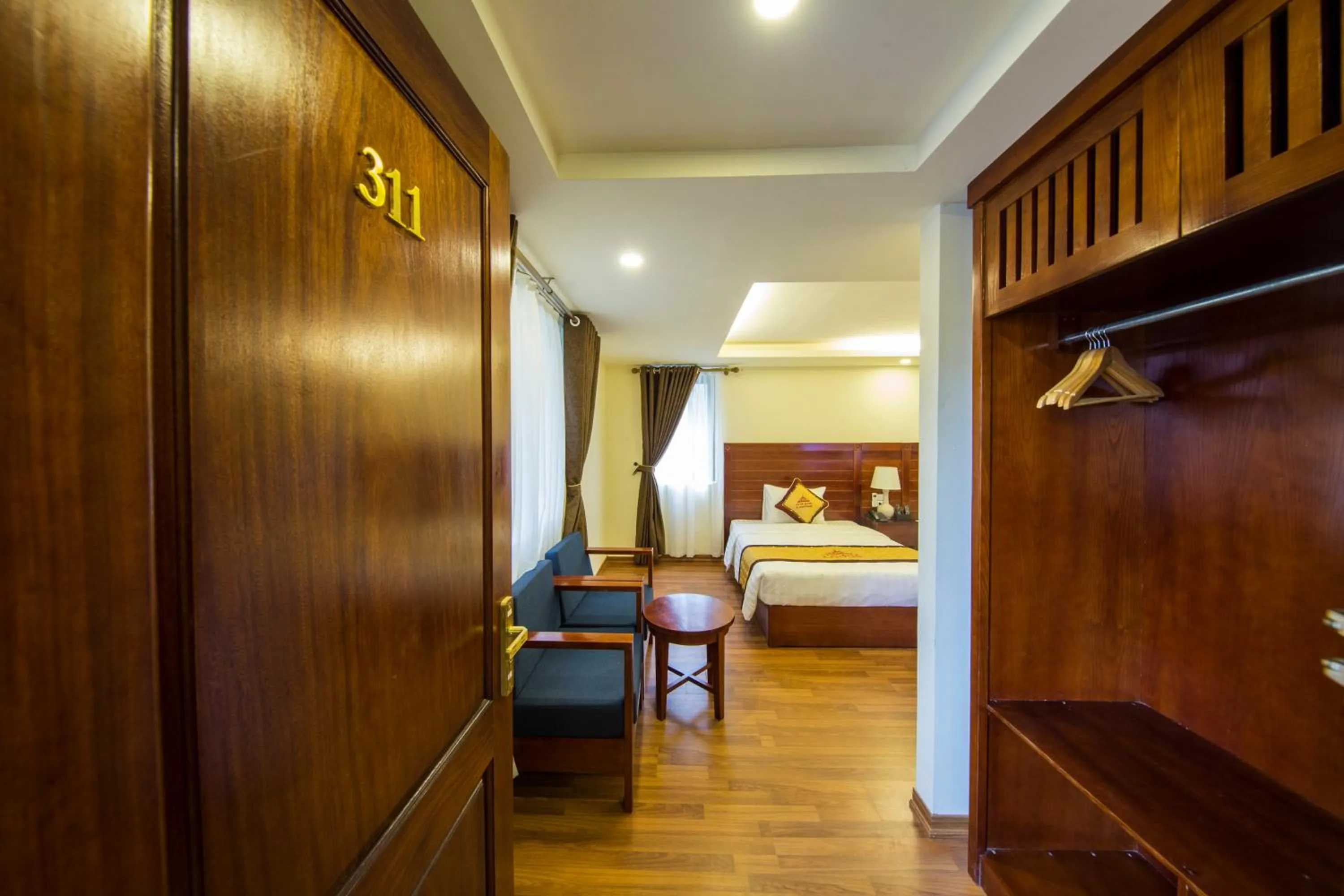 Bed in Sapa Lodge Hotel