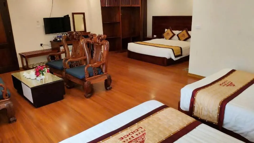 Bed in Sapa Lodge Hotel