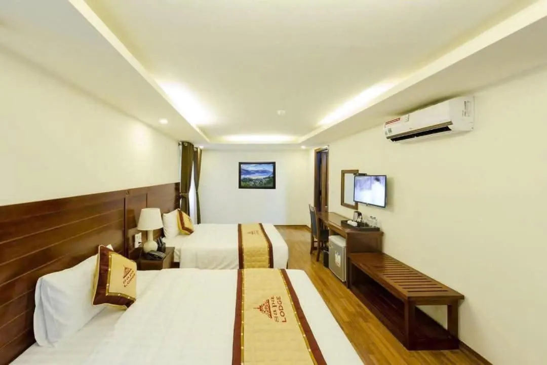 Bed in Sapa Lodge Hotel