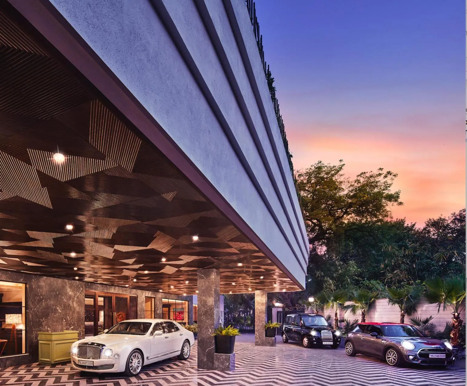 Facade/entrance in The Connaught, New Delhi- IHCL SeleQtions