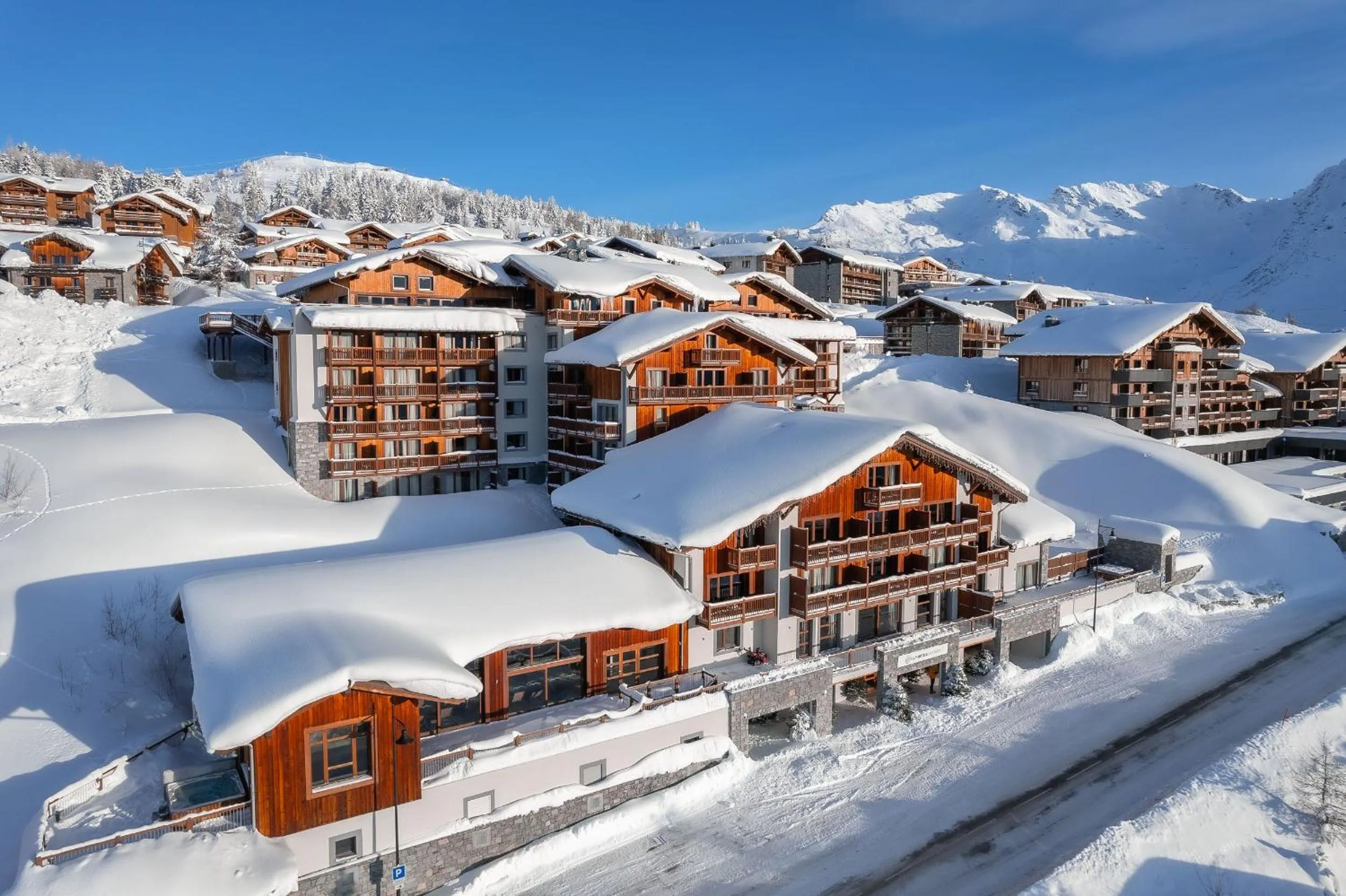 Property building in ILY Hotels & Spa La Rosiere