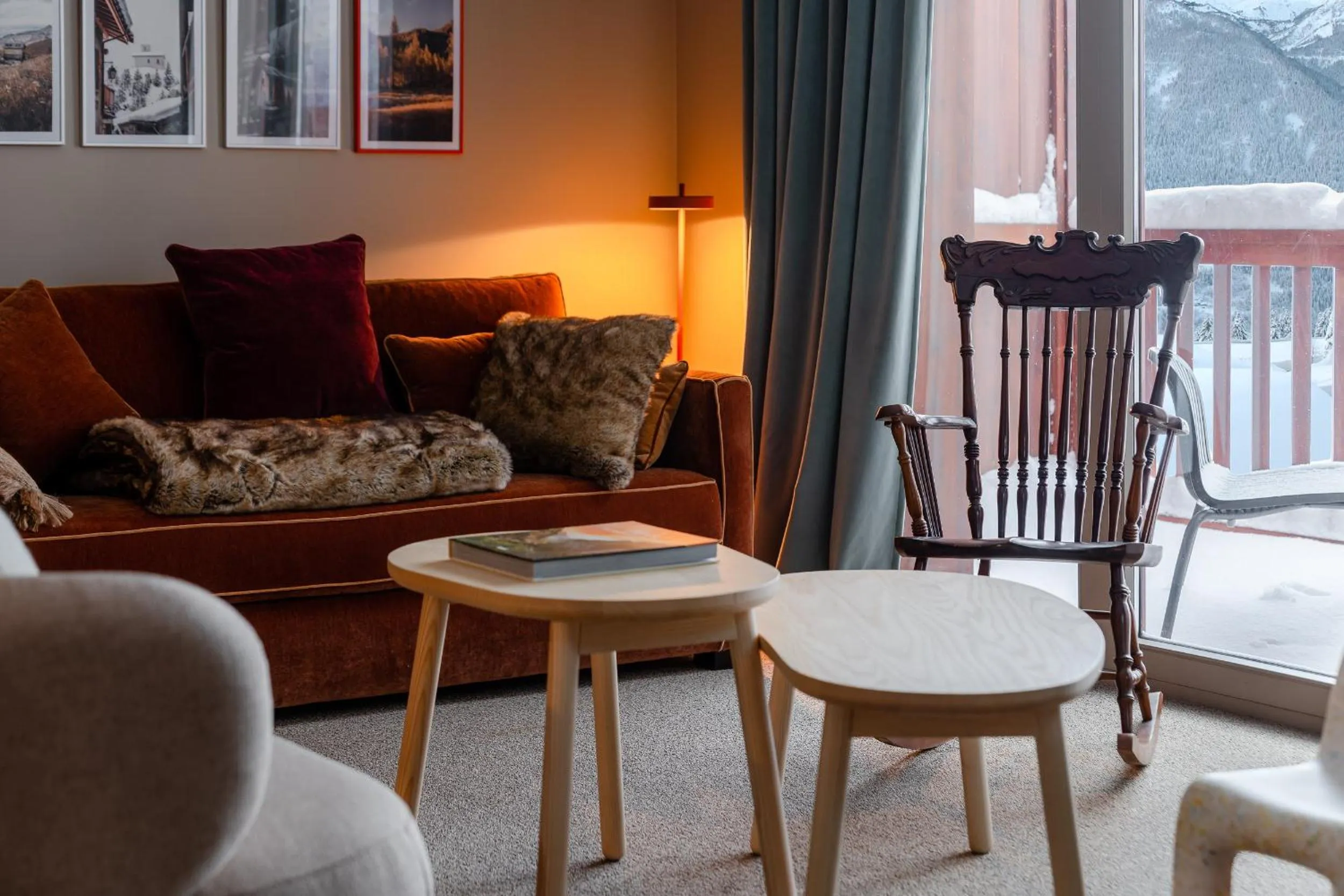 Living room in ILY Hotels & Spa La Rosiere